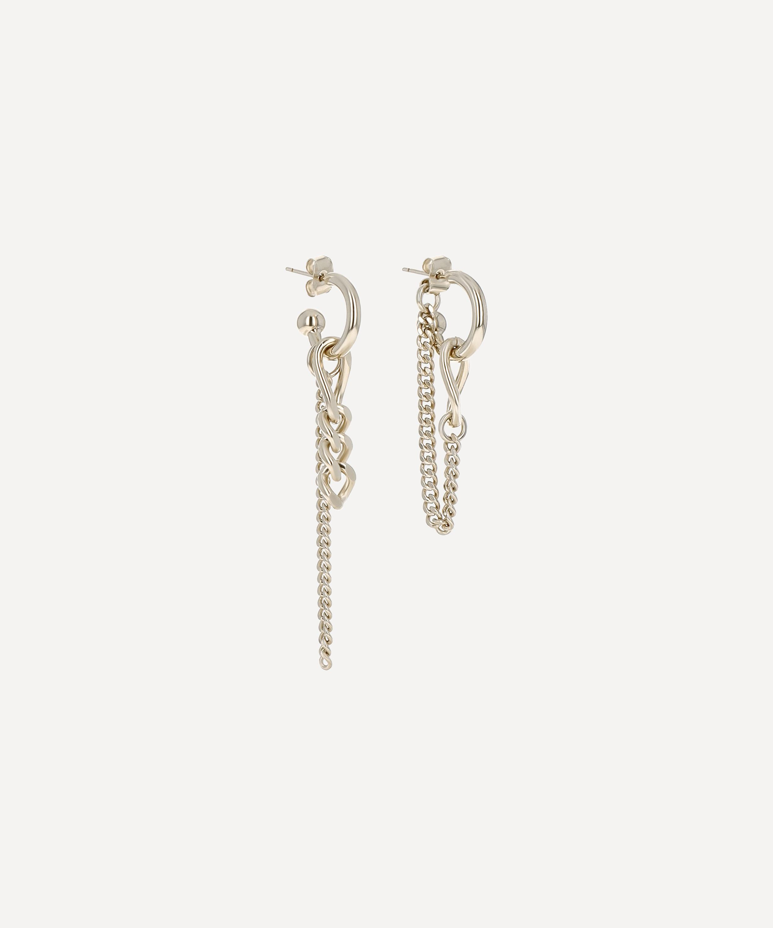 Justine Clenquet - Gold-Tone Tiko Drop Hoop Earrings