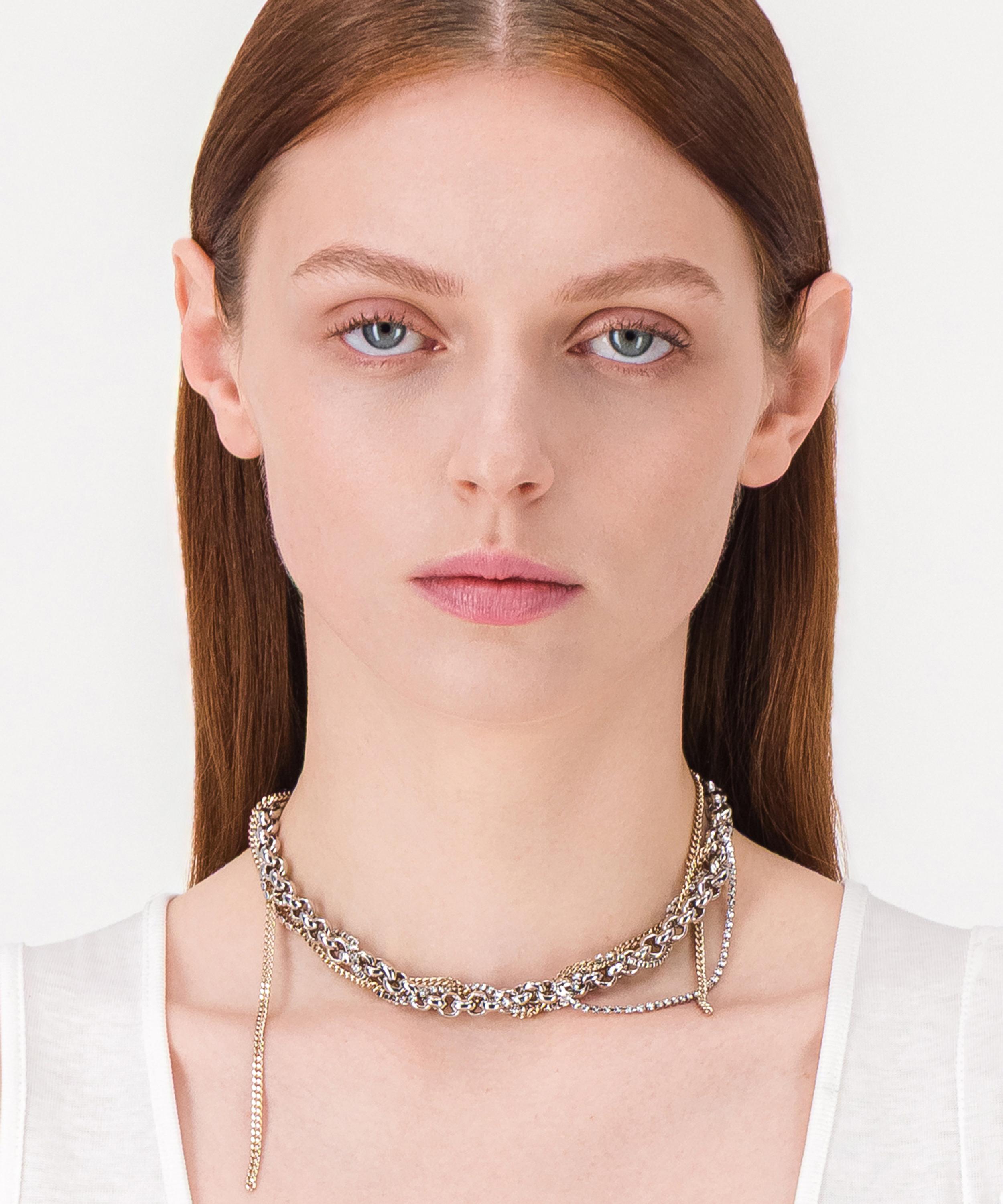 Justine Clenquet - Mixed Metal Celina Chain Necklace image number 1