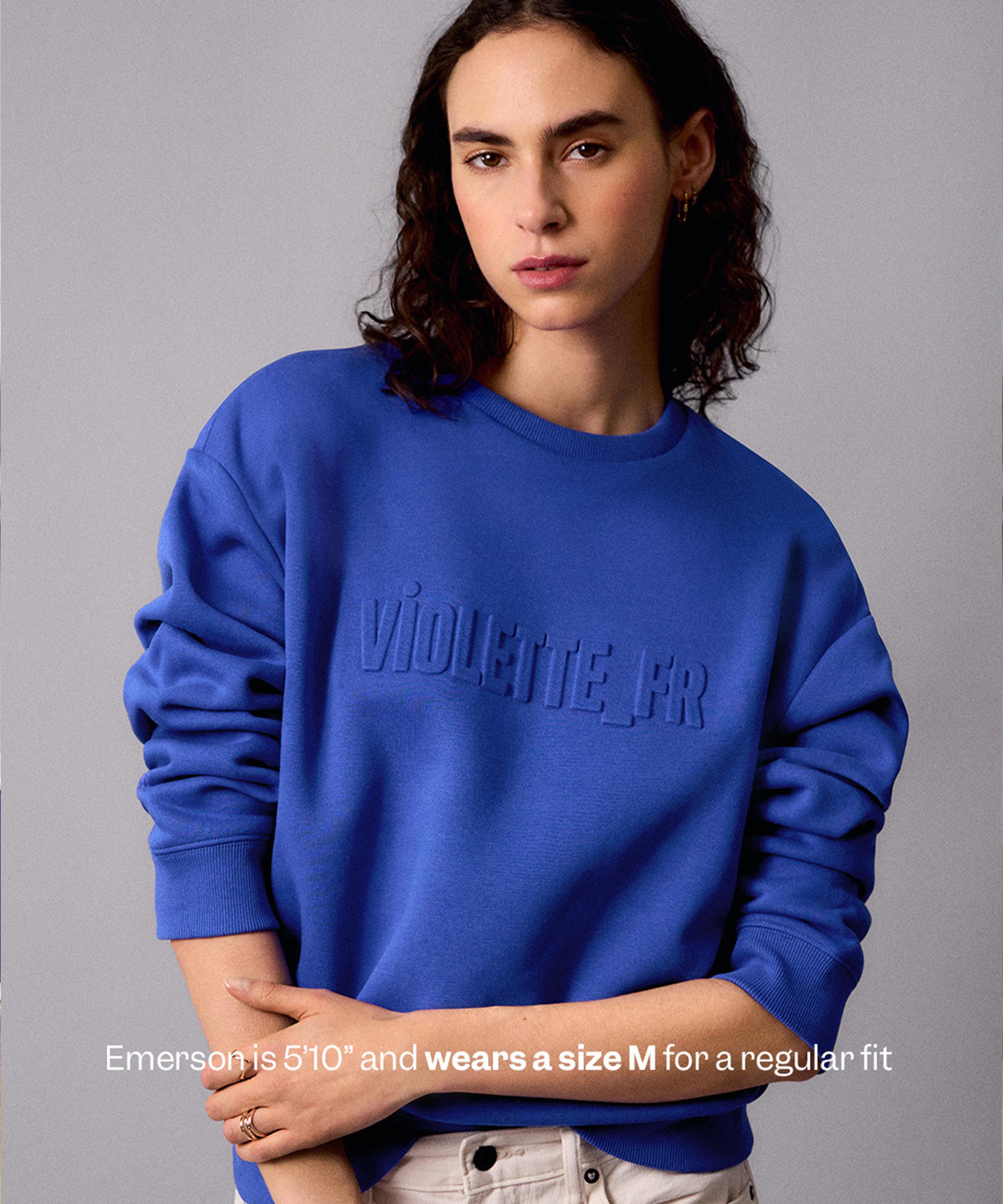 VIOLETTE_FR - Dieu Bleu Crew Sweatshirt image number 1