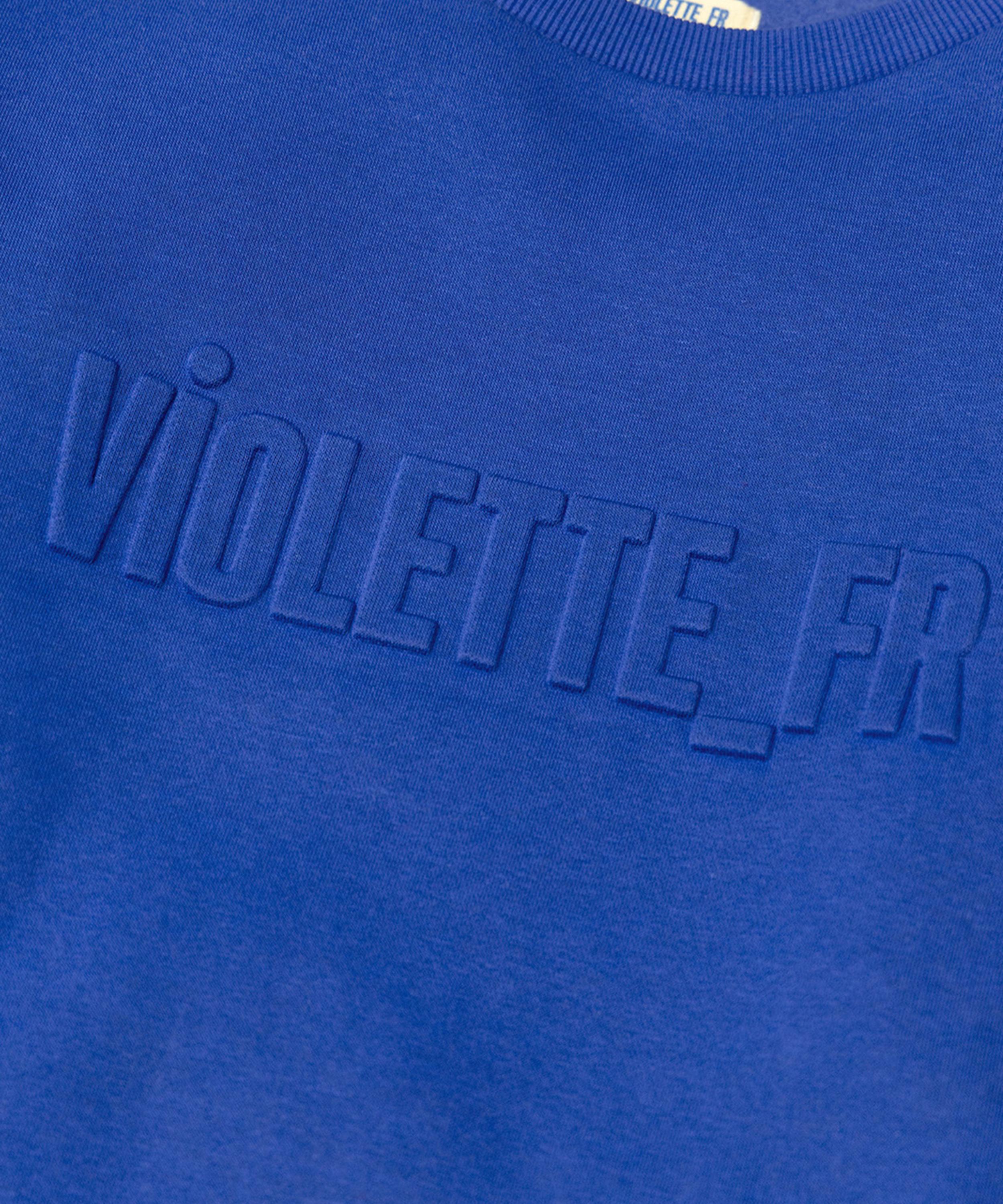 VIOLETTE_FR - Dieu Bleu Crew Sweatshirt image number 4