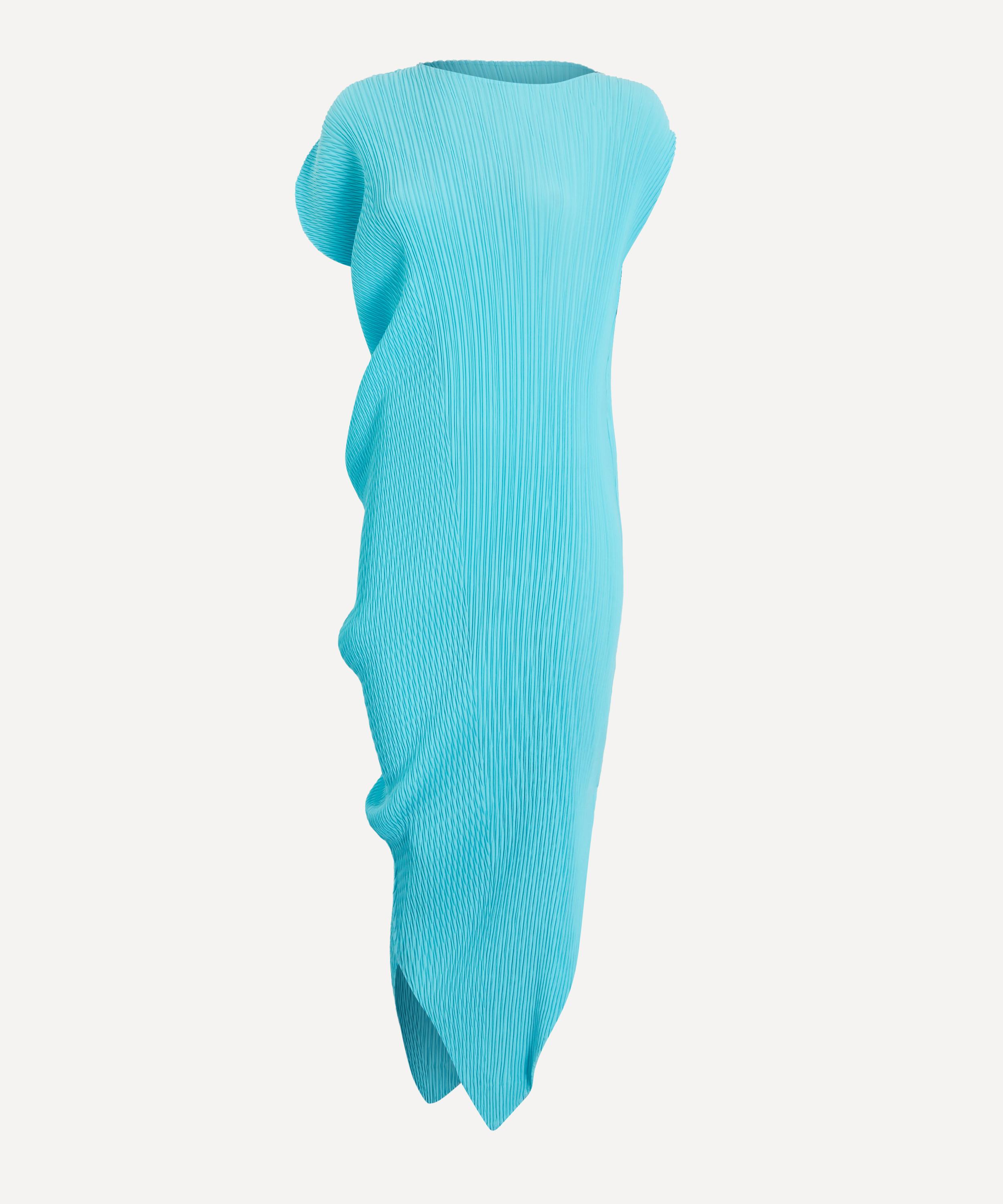issey miyake blue dress LEAF PLEATS Light Midi Size:WIDE - US MEN 10 - UK 9.5 - EU 44 Discover the Pleats Please A-line Strapless Cut Out Boxing Day 2025