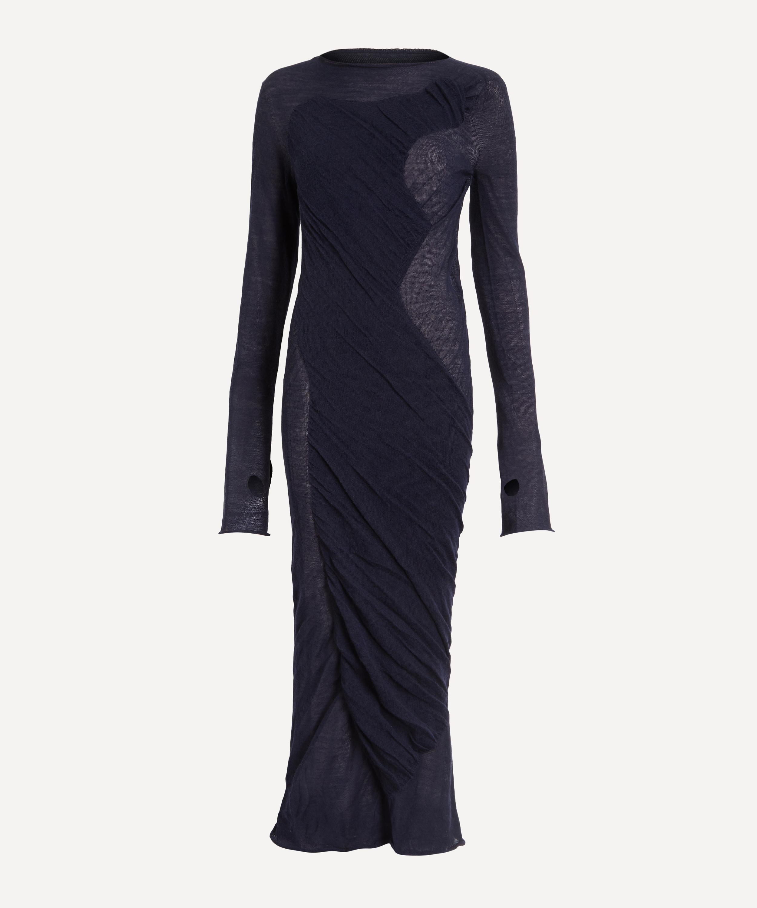 Issey Miyake - HUG Wool Gathered Dress image number 0