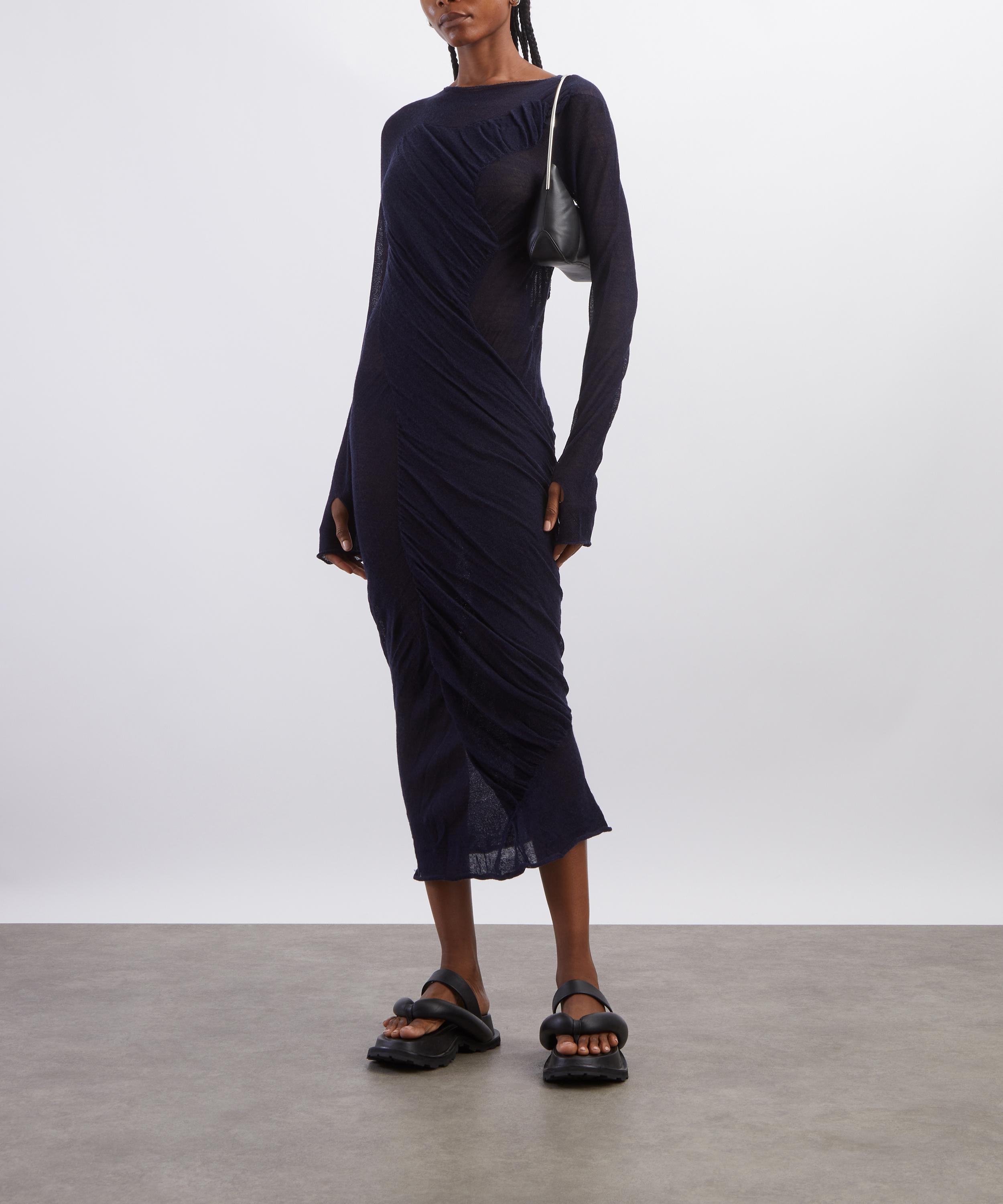 Issey Miyake - HUG Wool Gathered Dress image number 1