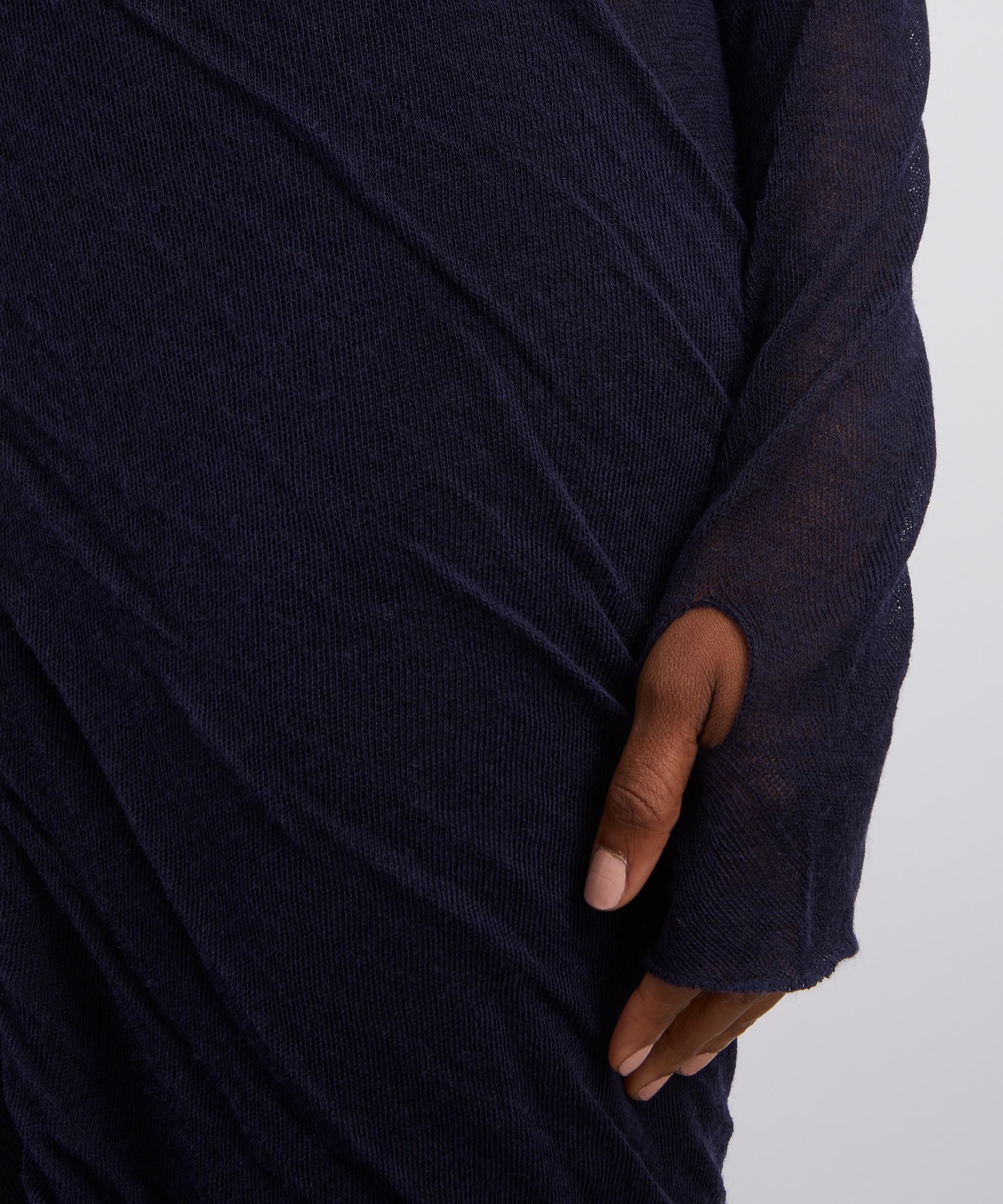 Issey Miyake - HUG Wool Gathered Dress image number 4