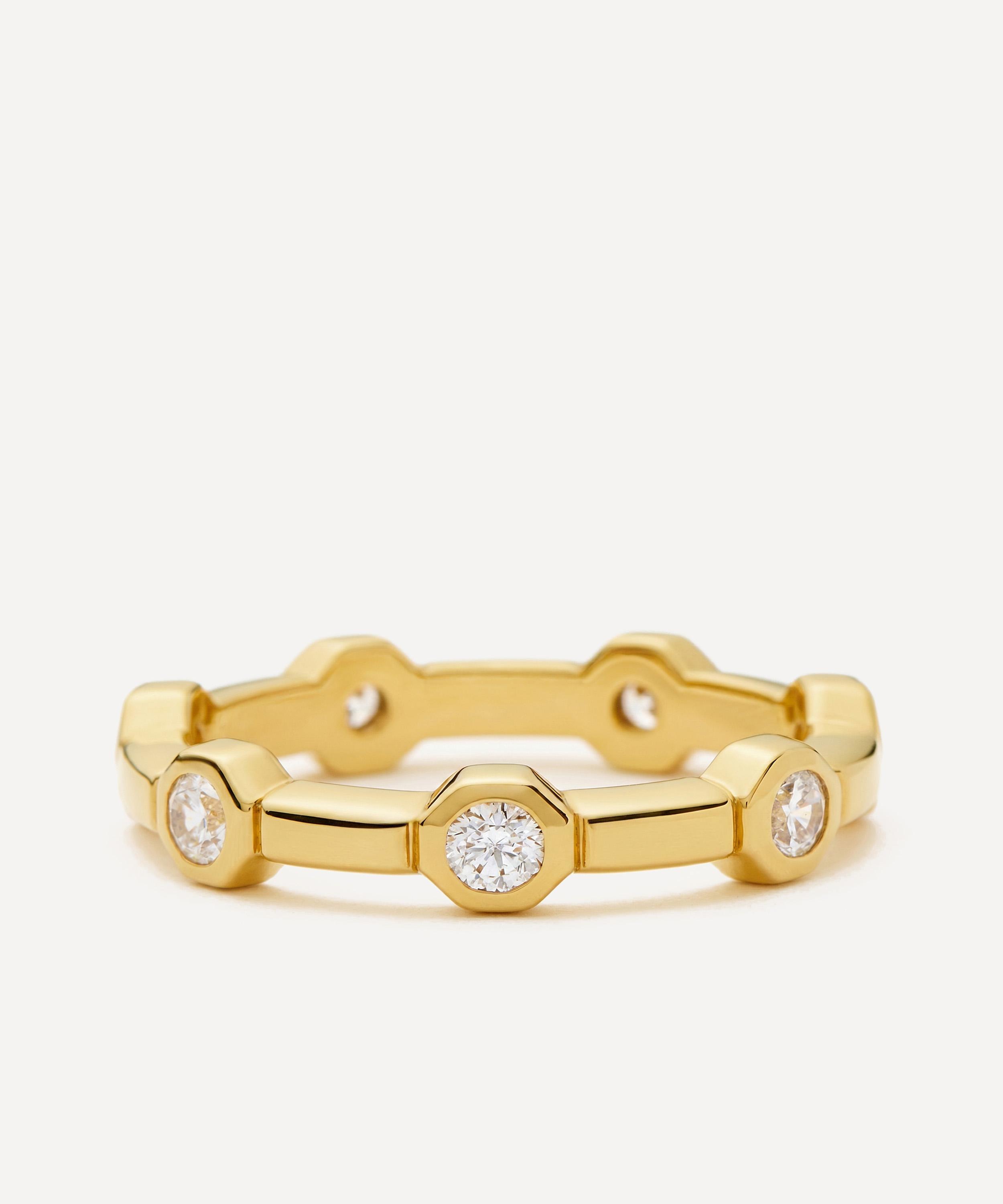 Missoma - 18ct Gold-Plated Lucy Williams Stackable Tennis Ring image number 2