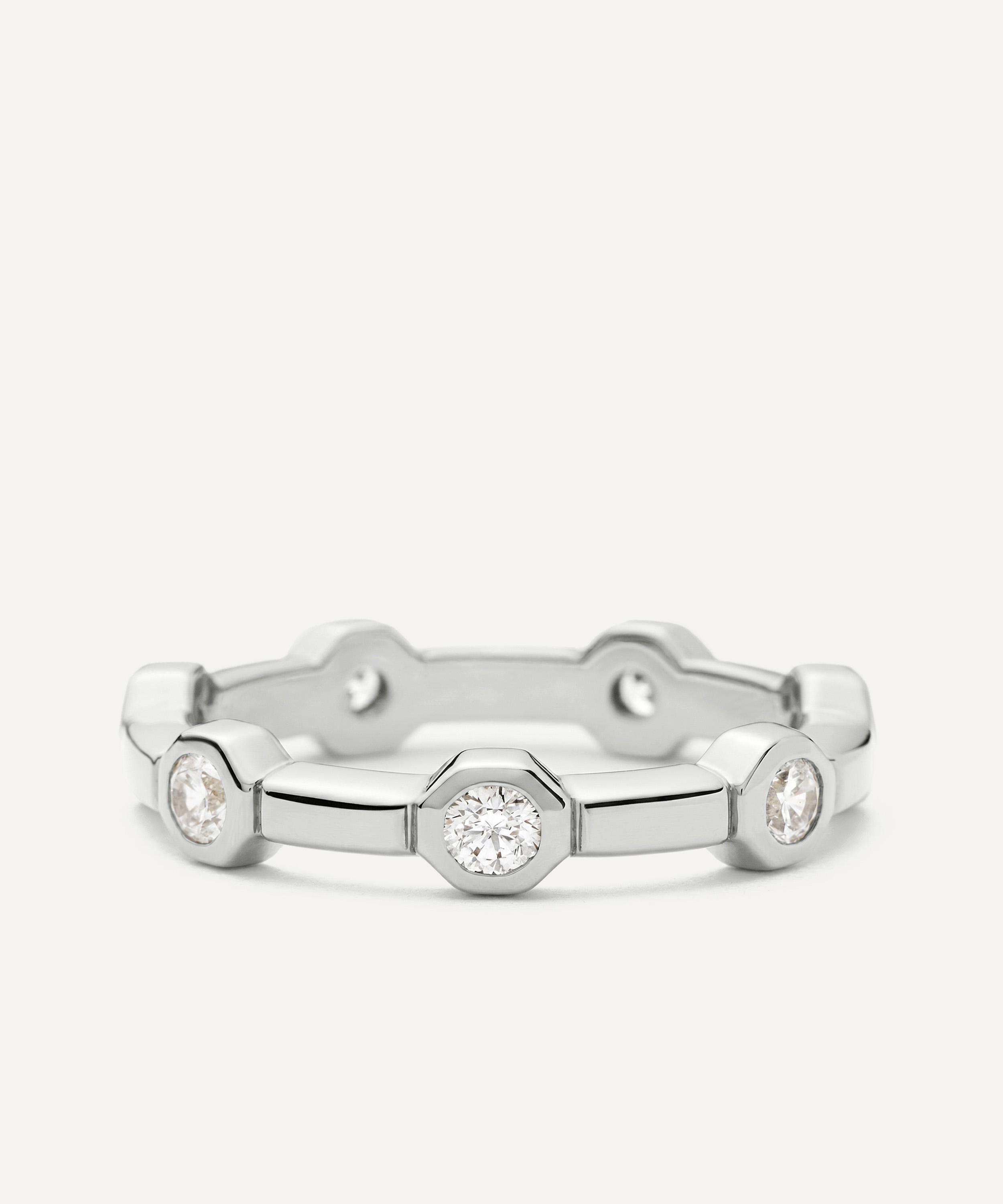 Missoma - Silver-Plated Lucy Williams Stackable Tennis Ring image number 2