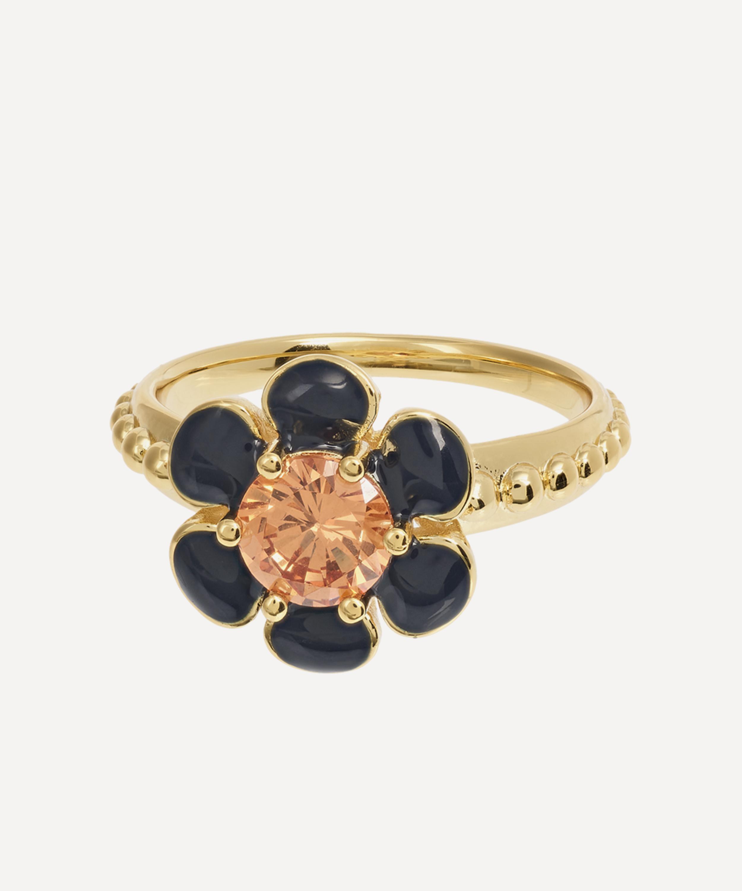 Anna + Nina - Gold-Plated Pixie Garden Ring image number 0