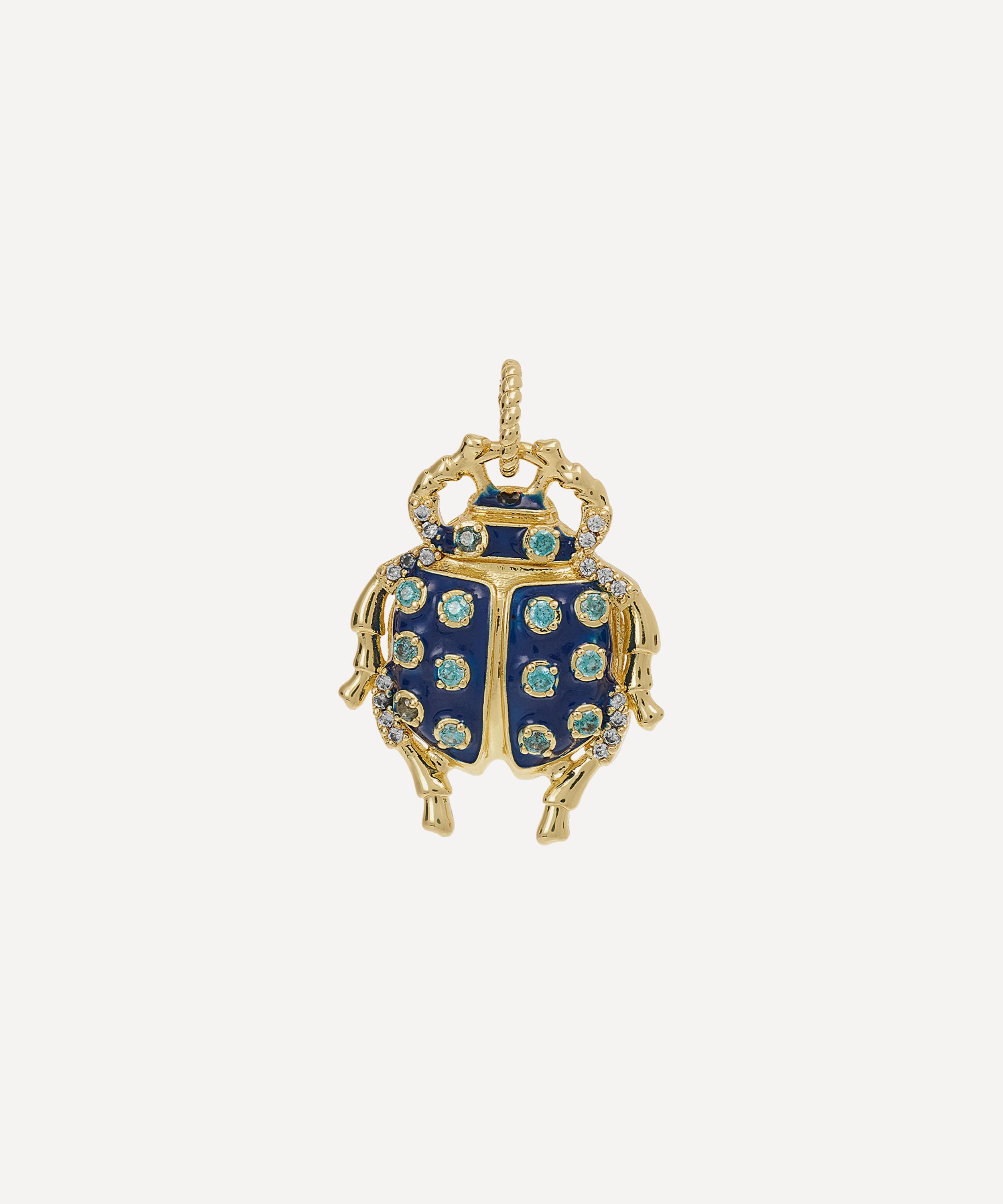 Anna + Nina - Gold-Plated Bugging You Charm image number 0