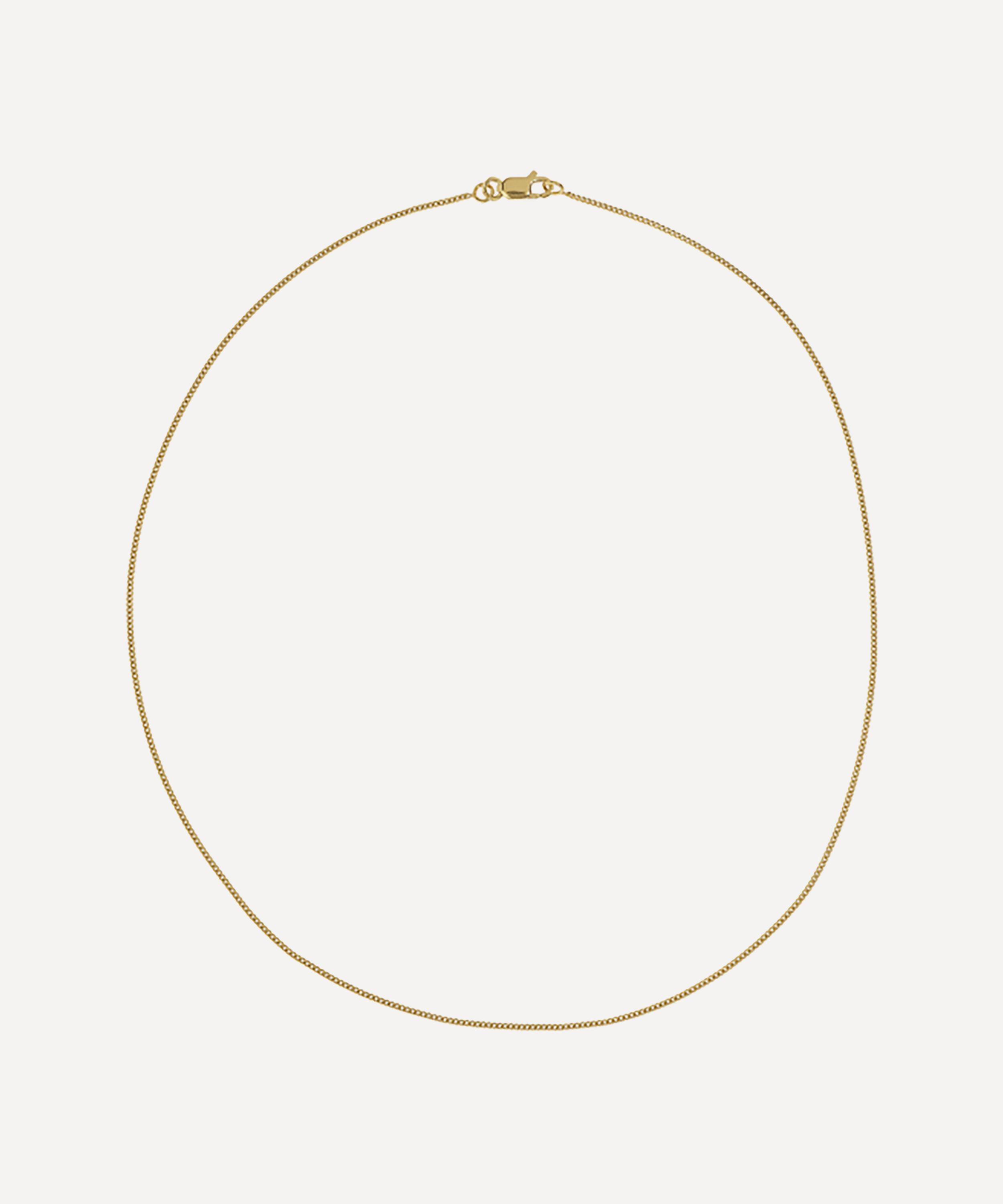 Anna + Nina - 14ct Gold-Plated Gourmet Plain Necklace image number 0
