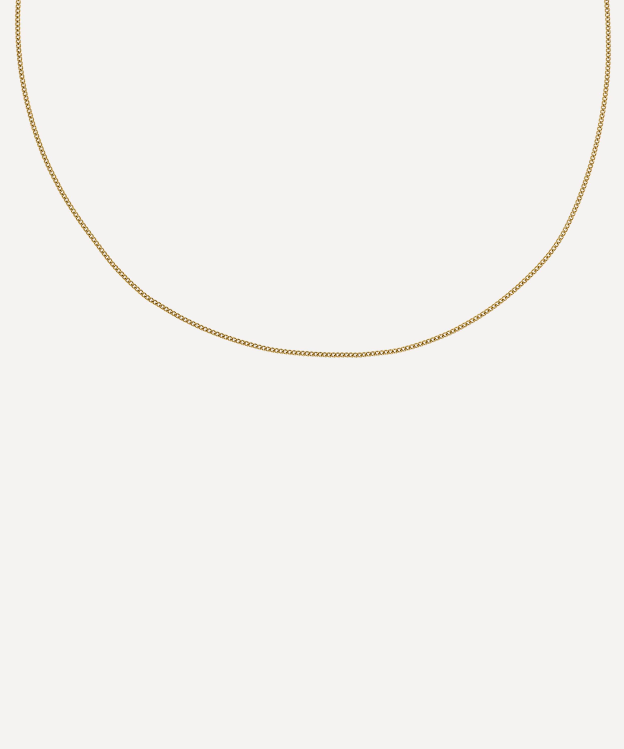 Anna + Nina - 14ct Gold-Plated Gourmet Plain Necklace image number 2