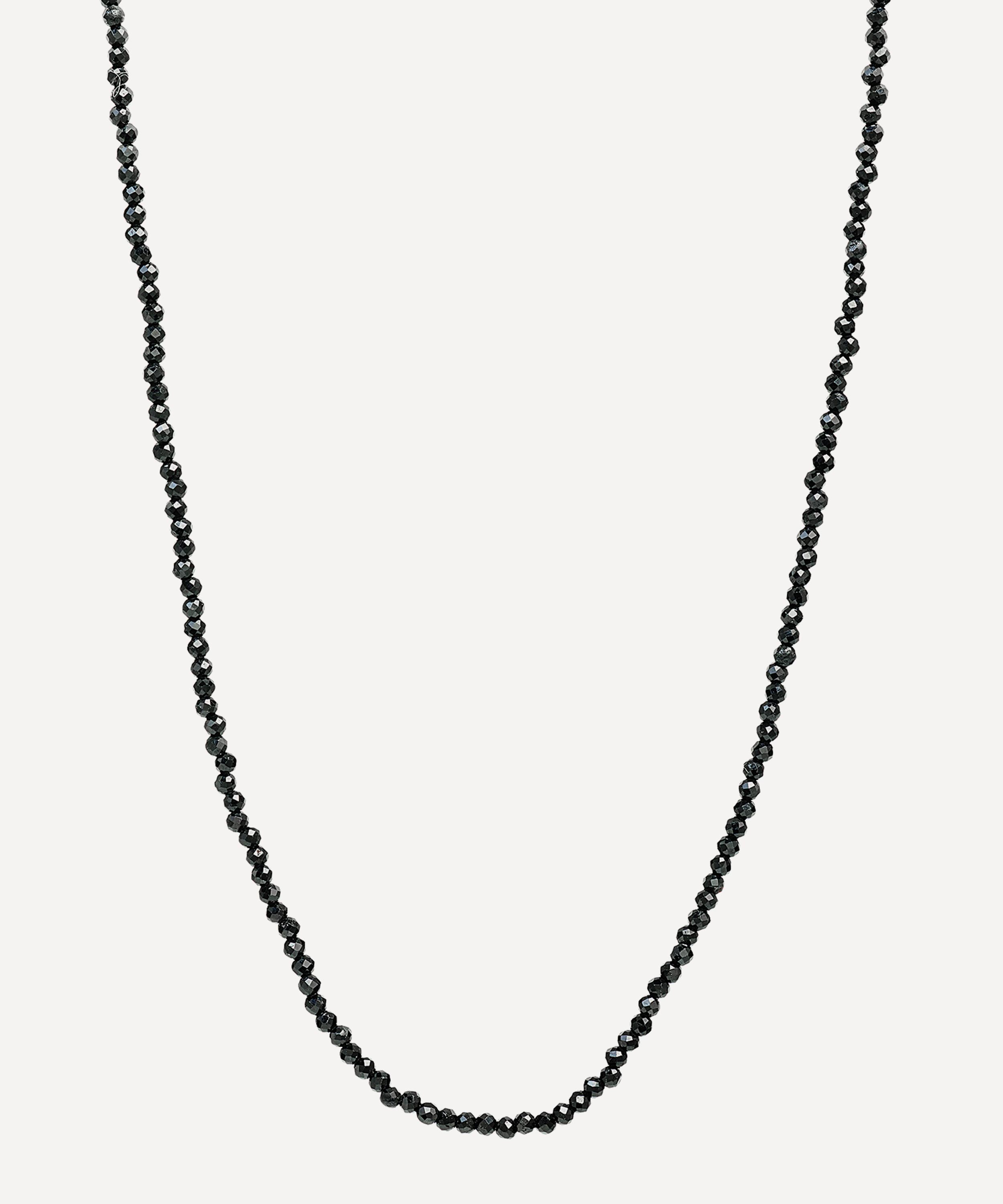 Anna + Nina - Gold-Plated Black Onyx Gemstone Necklace image number 0