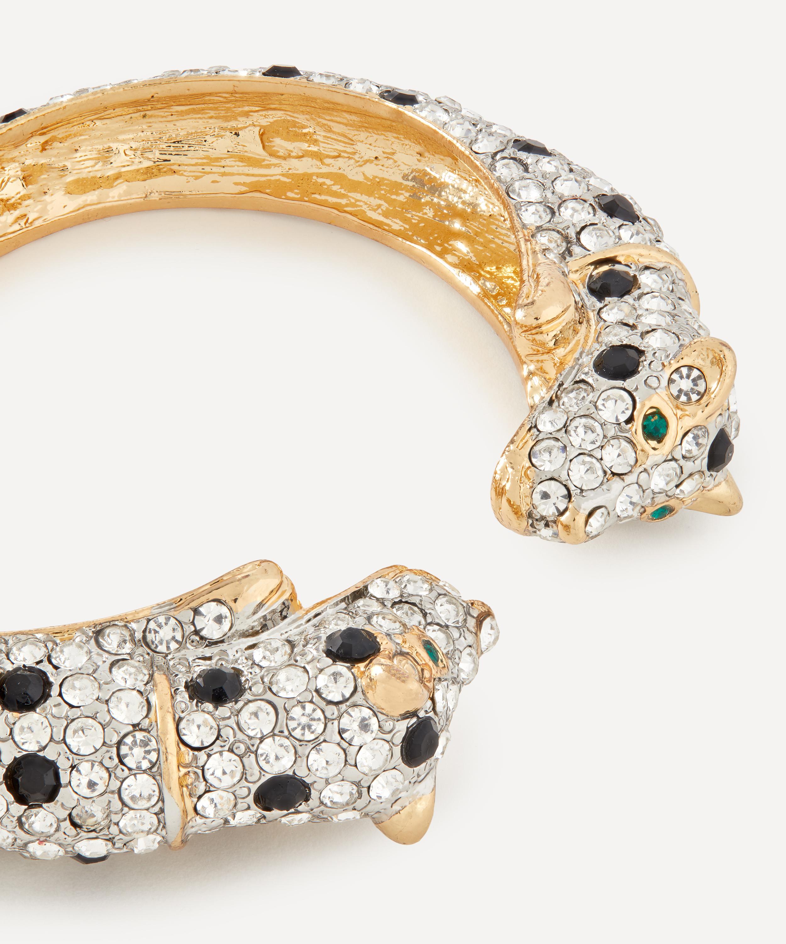 Kenneth Jay Lane - Gold-Plated Leopard Bracelet image number 1