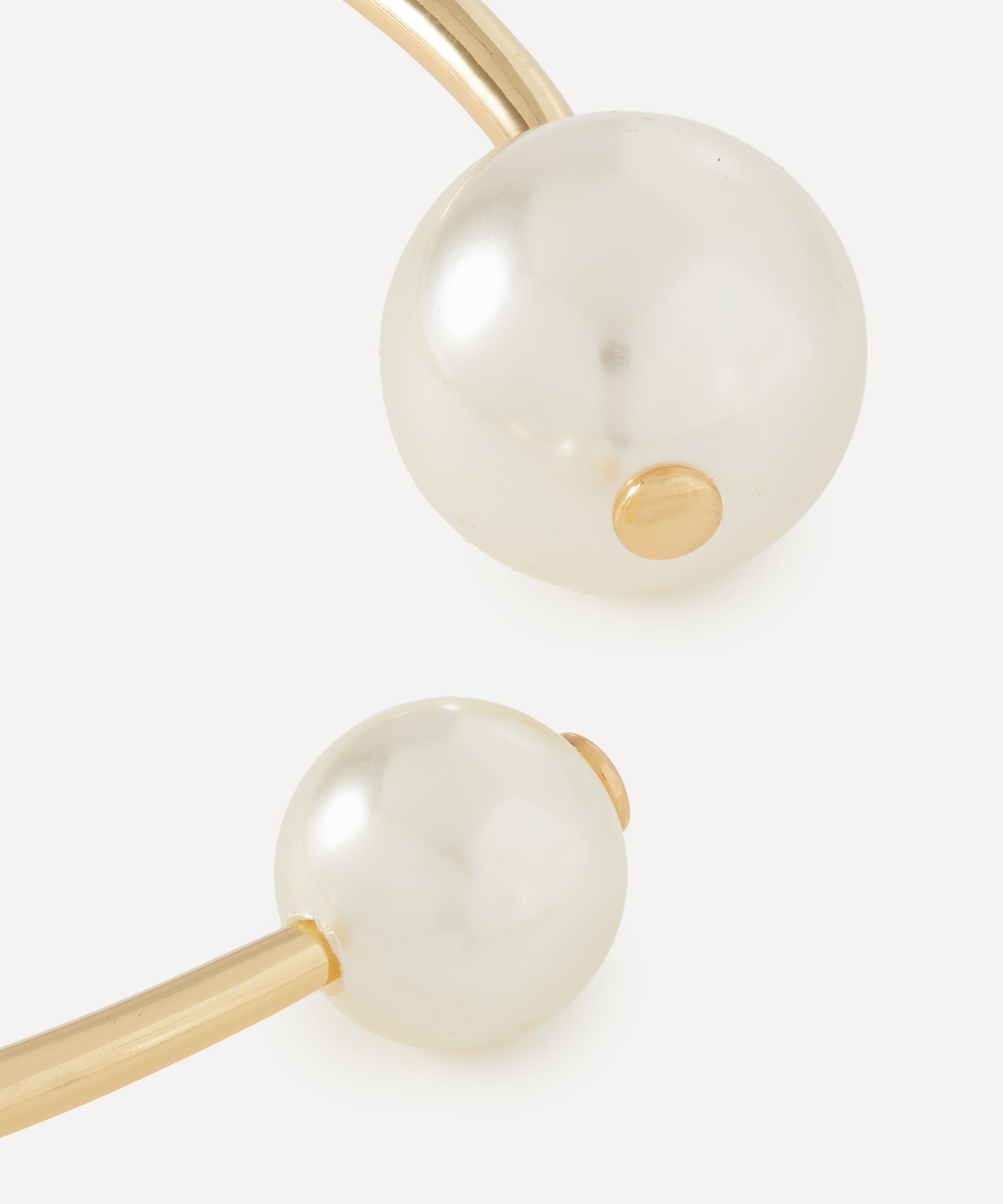 Kenneth Jay Lane - Gold-Plated Pearl Collar Necklace image number 1
