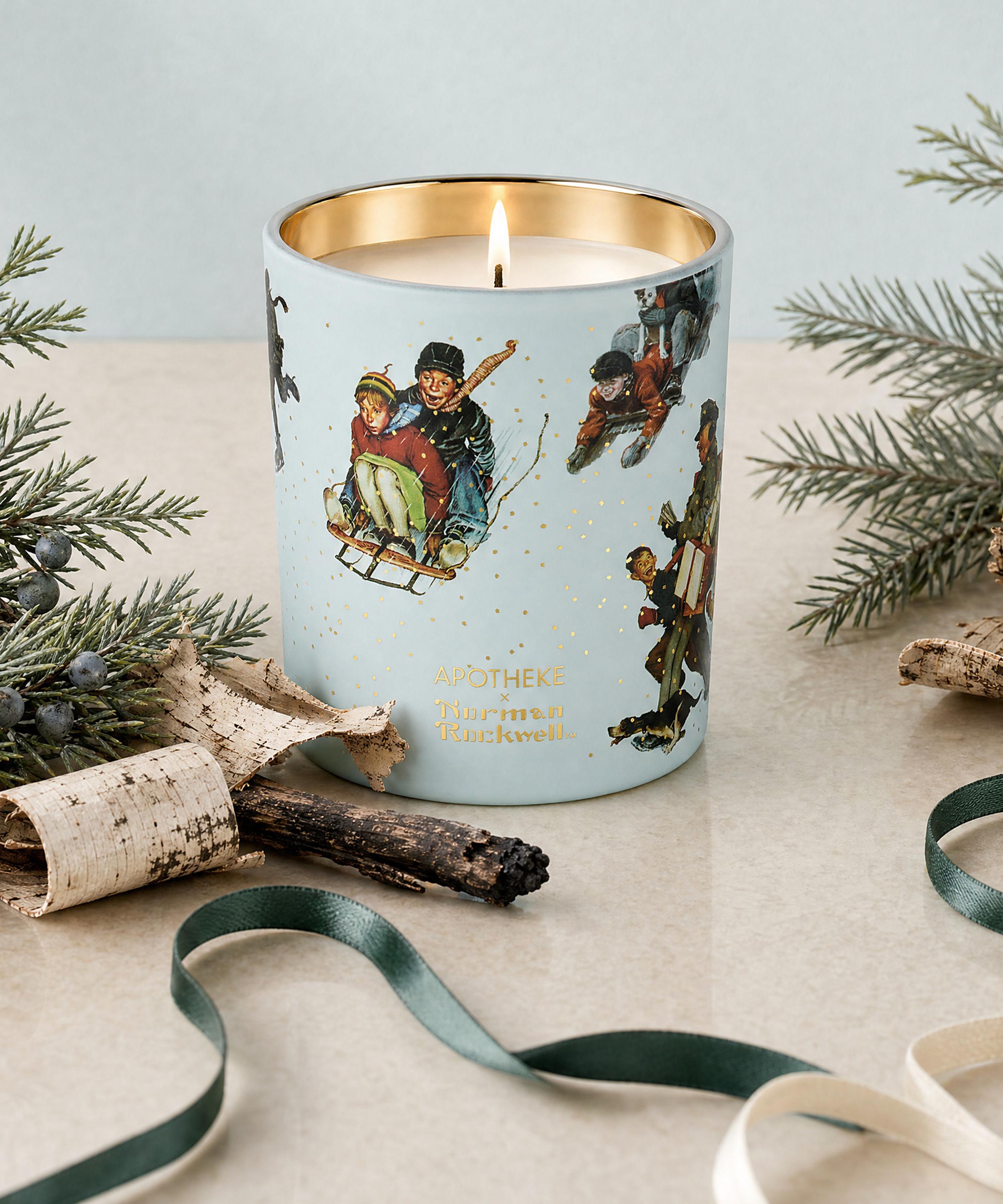 Apotheke - x Norman Rockwell Juniper Birch Scented Candle 296g image number 1