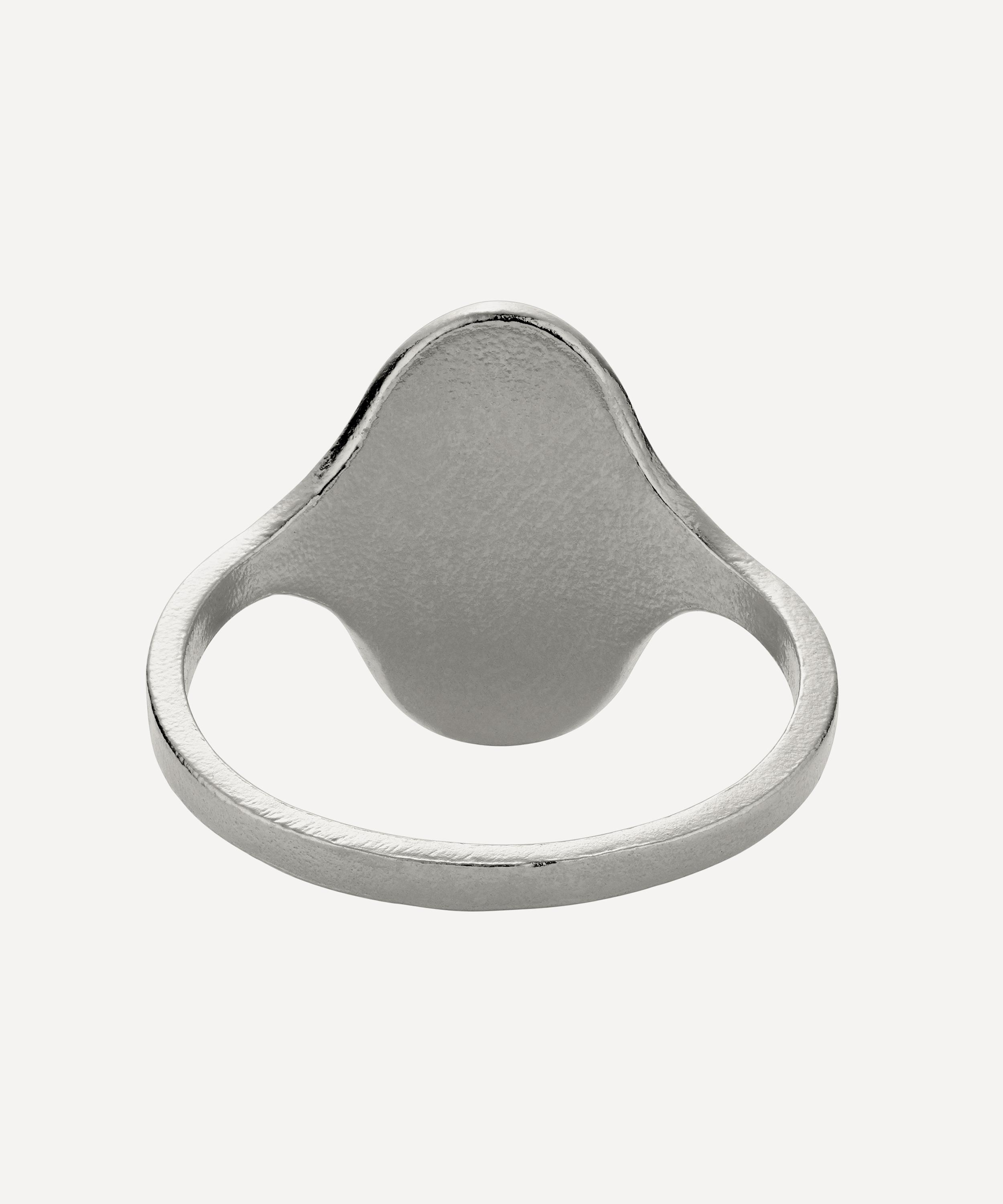 Alex Monroe - Sterling Silver Oval Make a Wish Ring image number 3