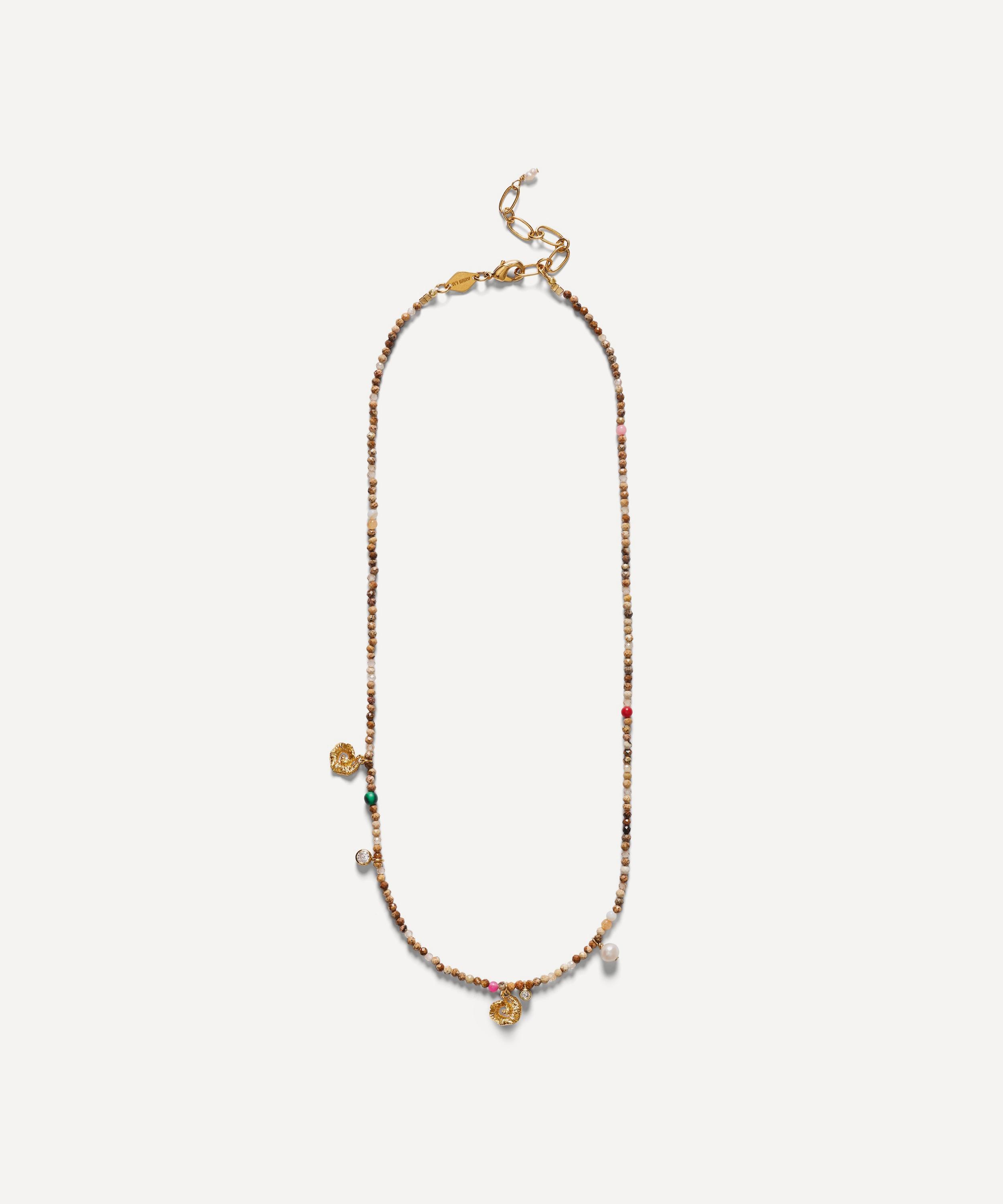 ANNI LU - 18ct Gold-Plated Sandy Harmony Necklace image number 0