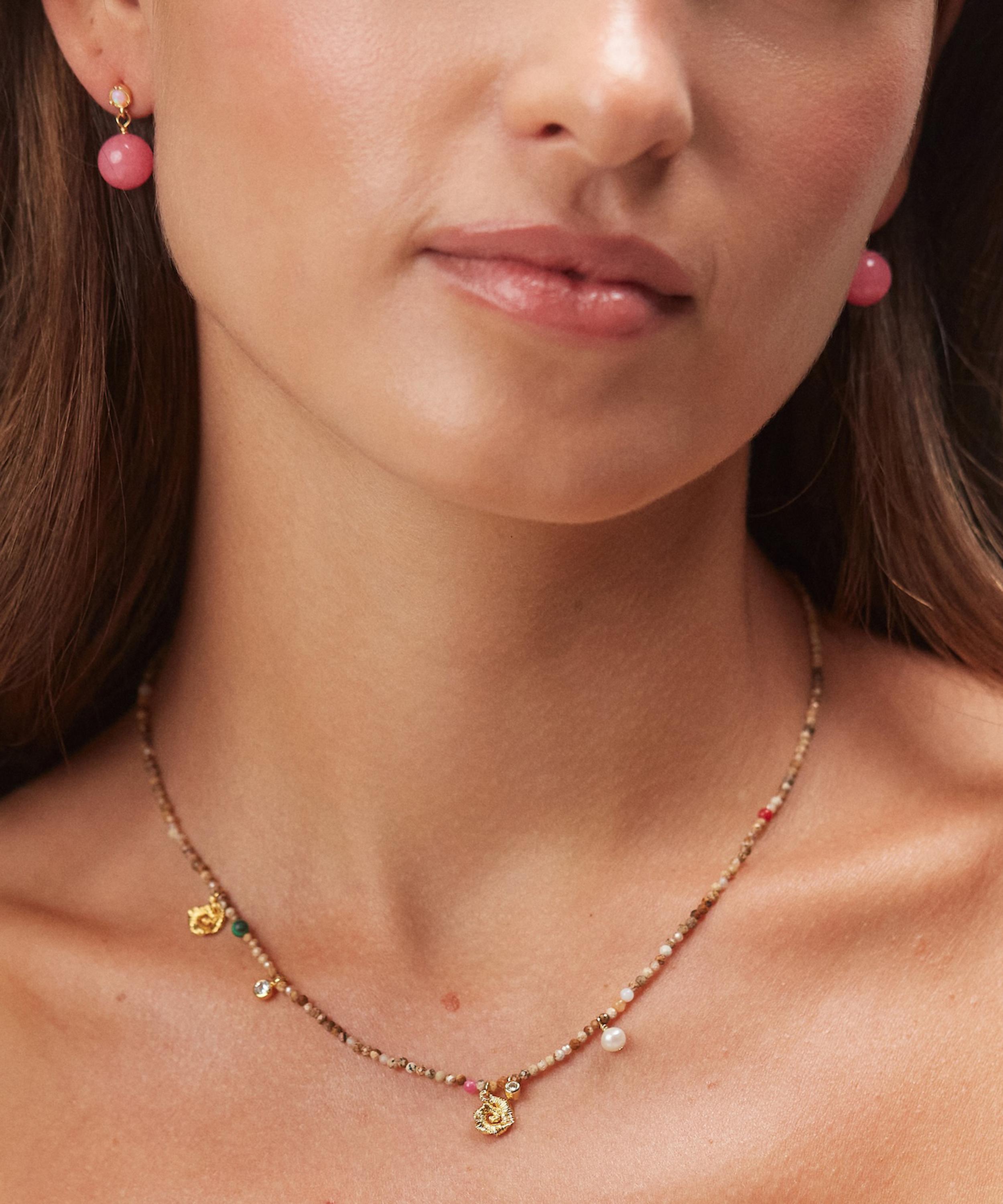ANNI LU - 18ct Gold-Plated Sandy Harmony Necklace image number 1