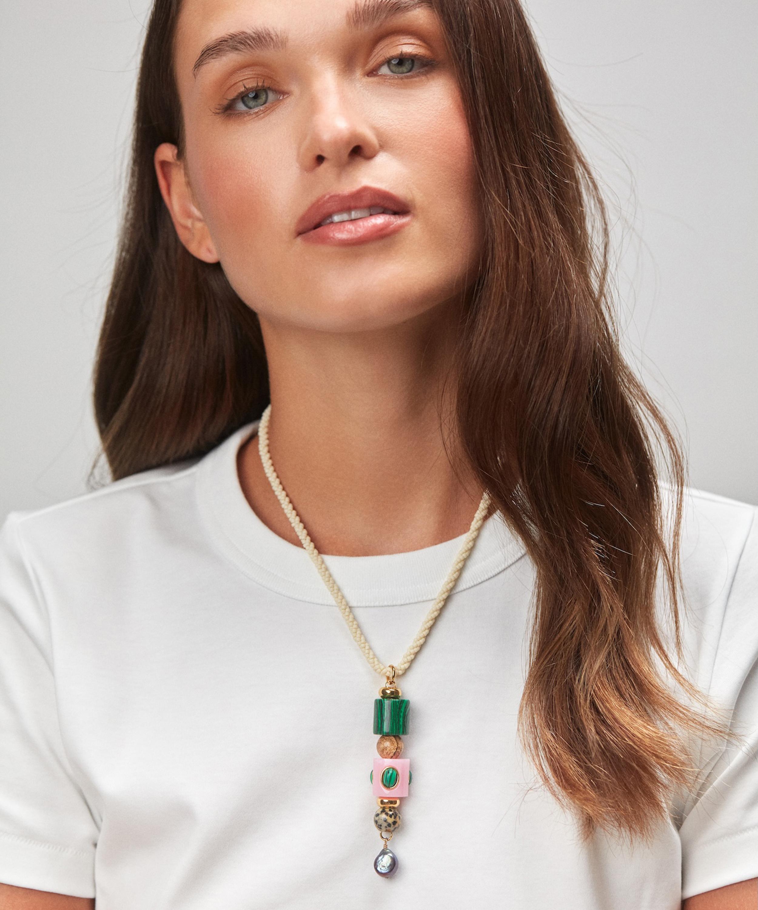 ANNI LU - 18ct Gold-Plated Twisted Treasure Necklace image number 1