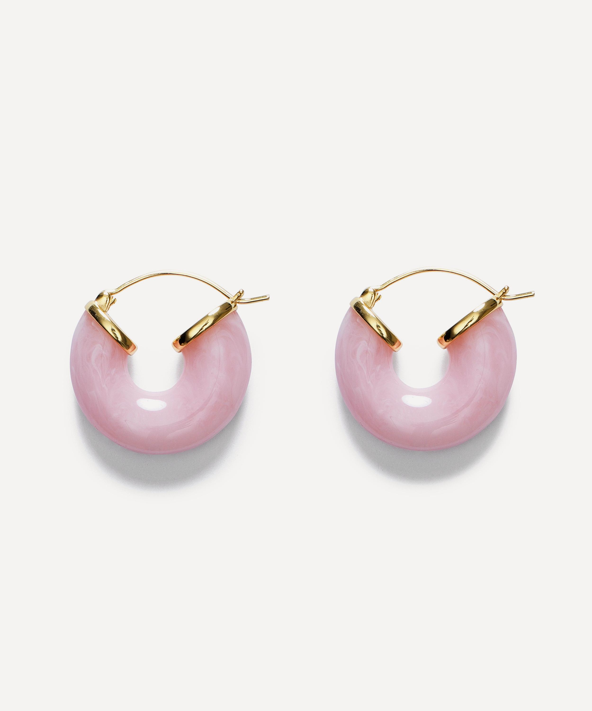 ANNI LU - 18ct Gold-Plated Big Swell Hoop Earrings image number 0