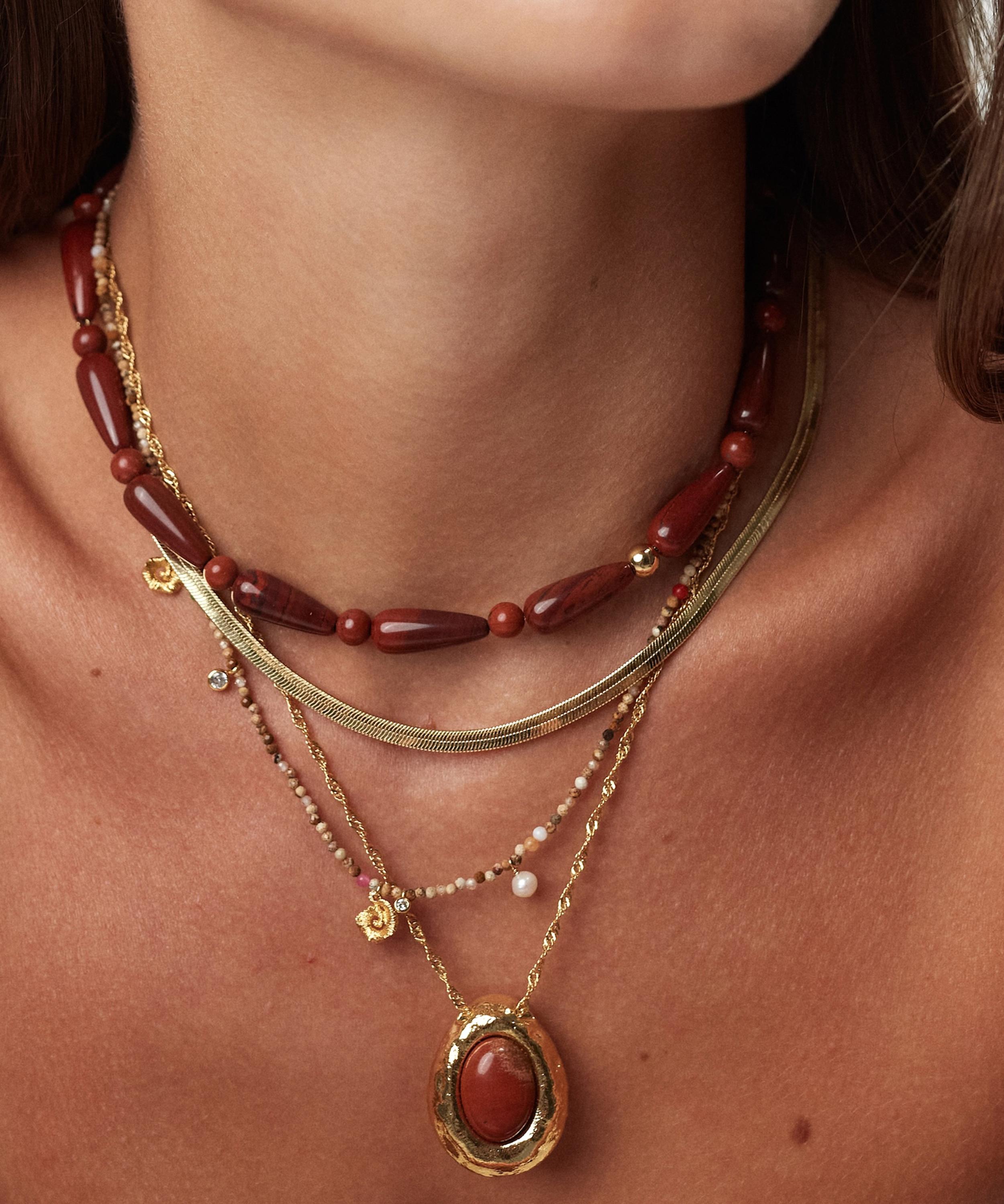 ANNI LU - 18ct Gold-Plated Hotdrops Necklace image number 2