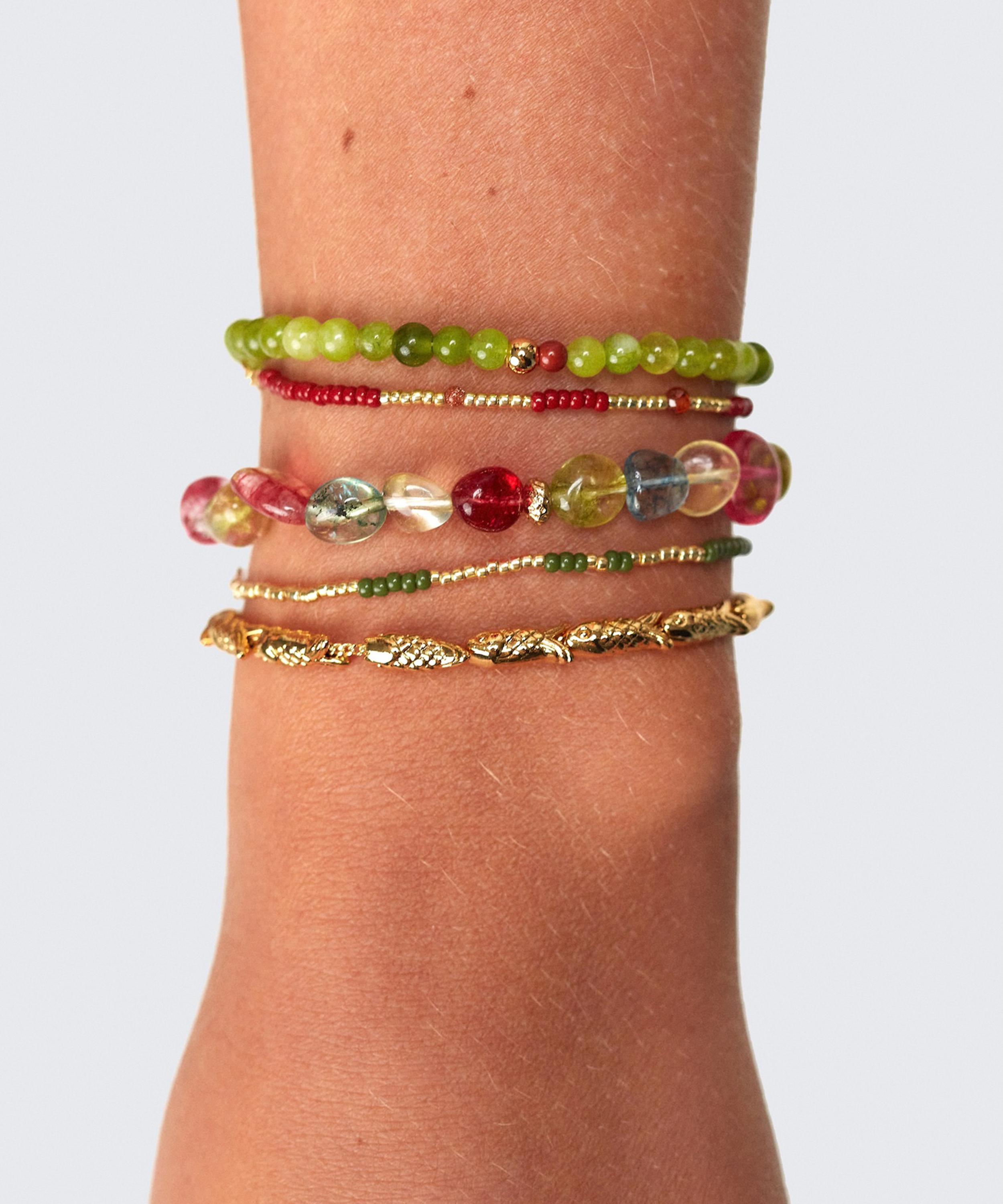 ANNI LU - 18ct Gold-Plated Fishy Bracelet image number 2