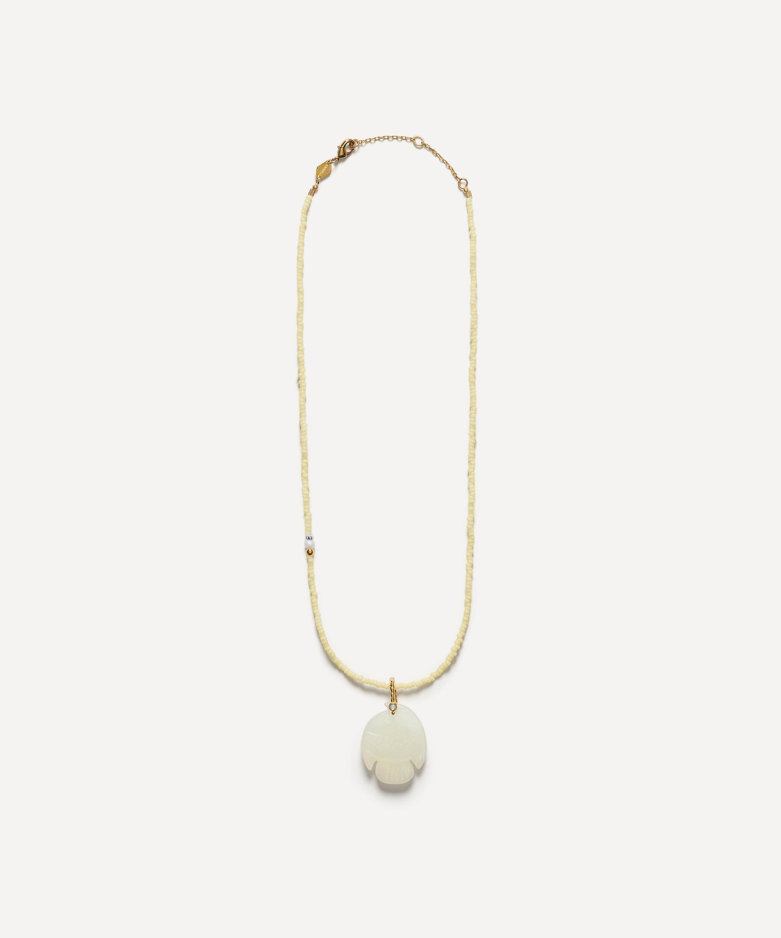ANNI LU - 18ct Gold-Plated Catch of the Day Pendant Necklace image number 0