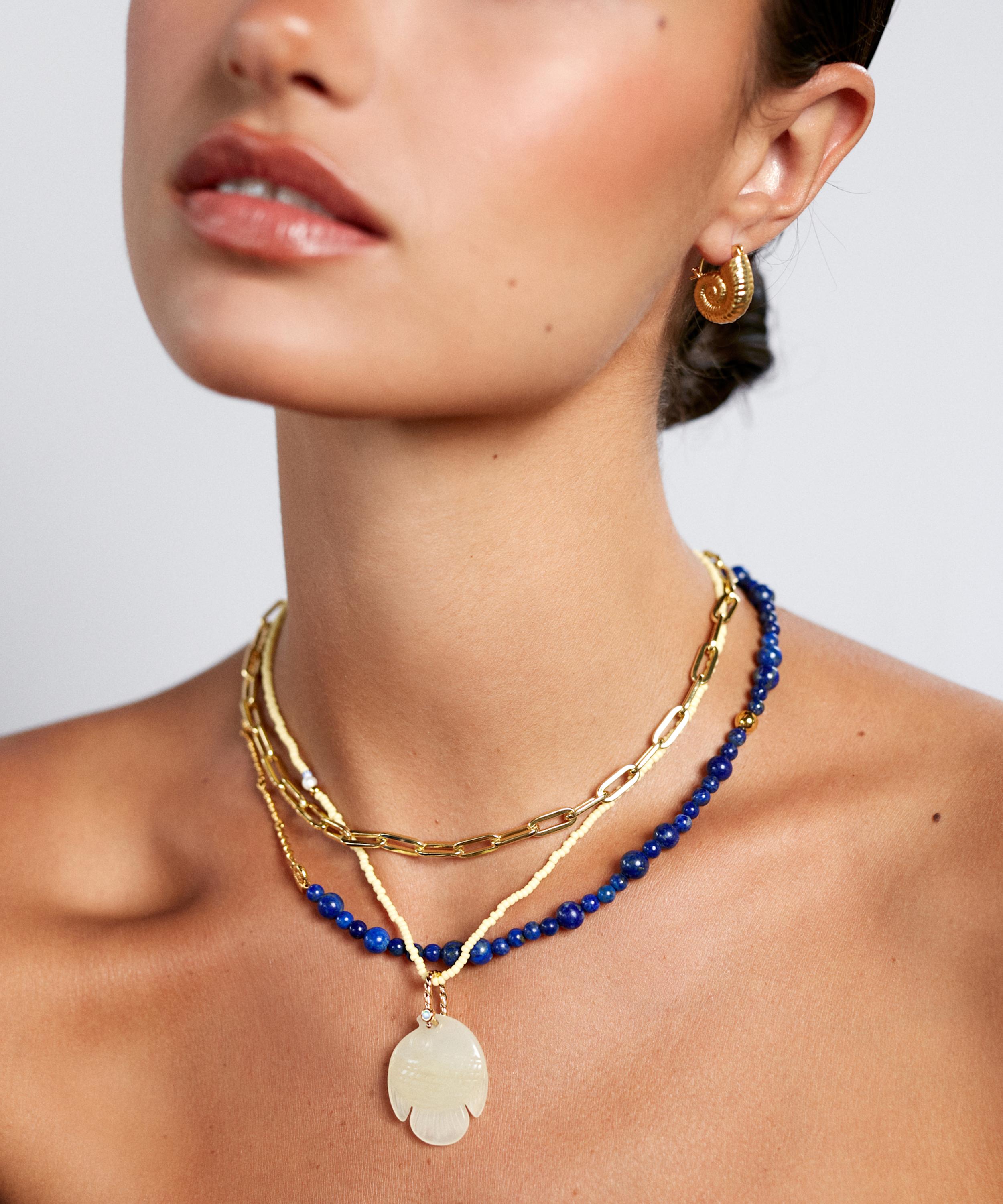 ANNI LU - 18ct Gold-Plated Catch of the Day Pendant Necklace image number 2