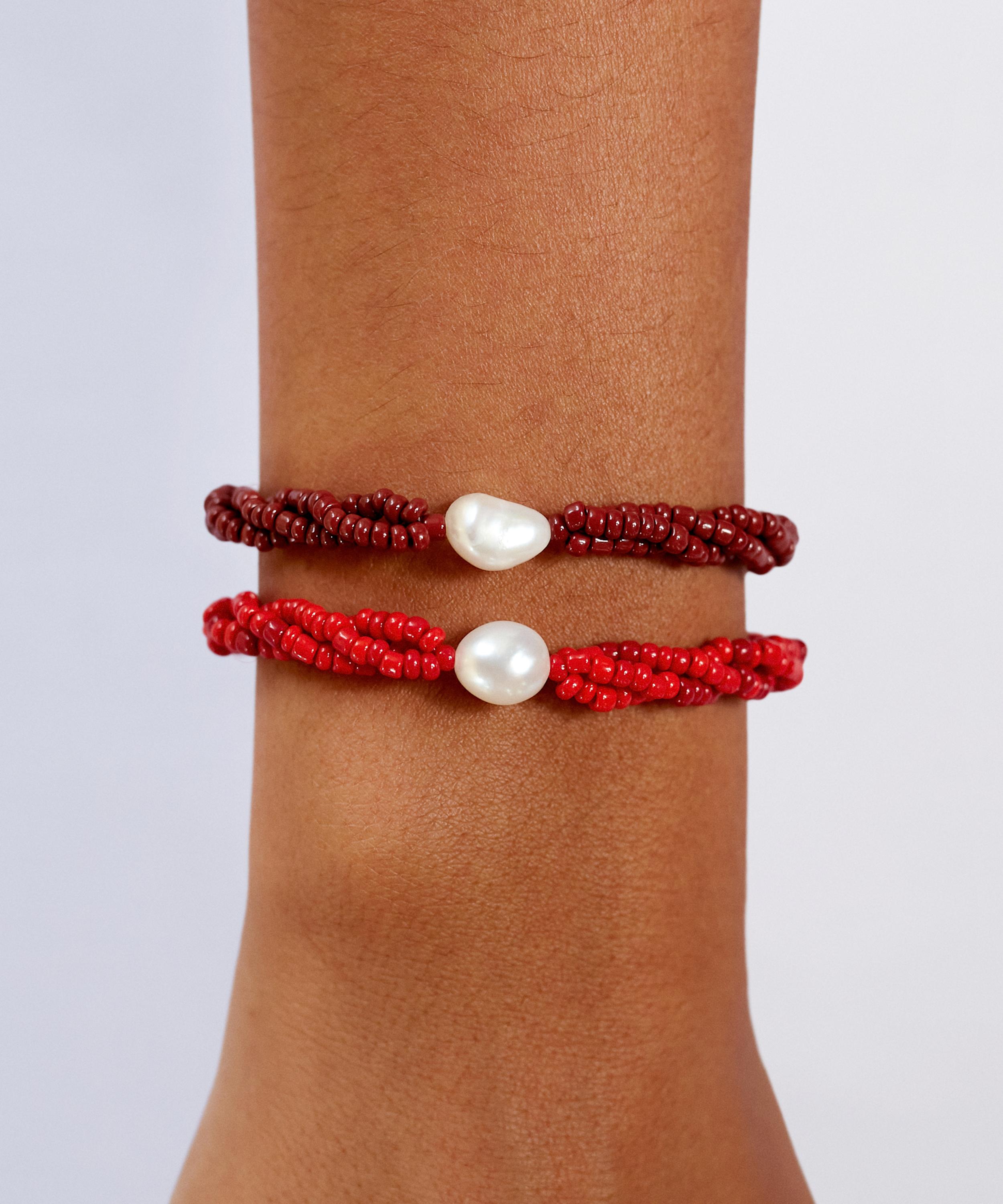 ANNI LU - 18ct Gold-Plated Scarlet Wave Bracelet image number 2