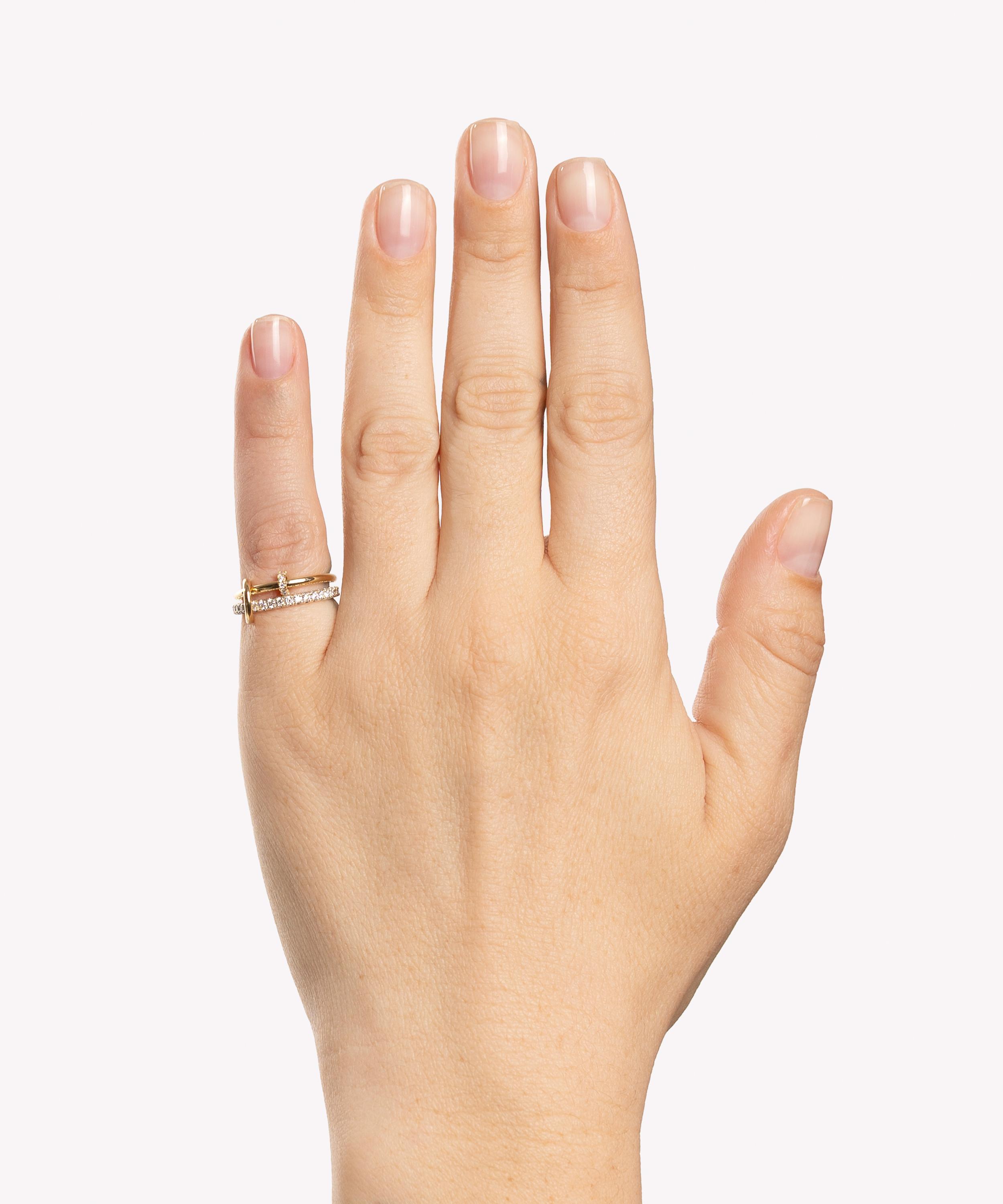 Spinelli Kilcollin - Mixed Metal Virgo Pav&eacute; Diamond Ring image number 1