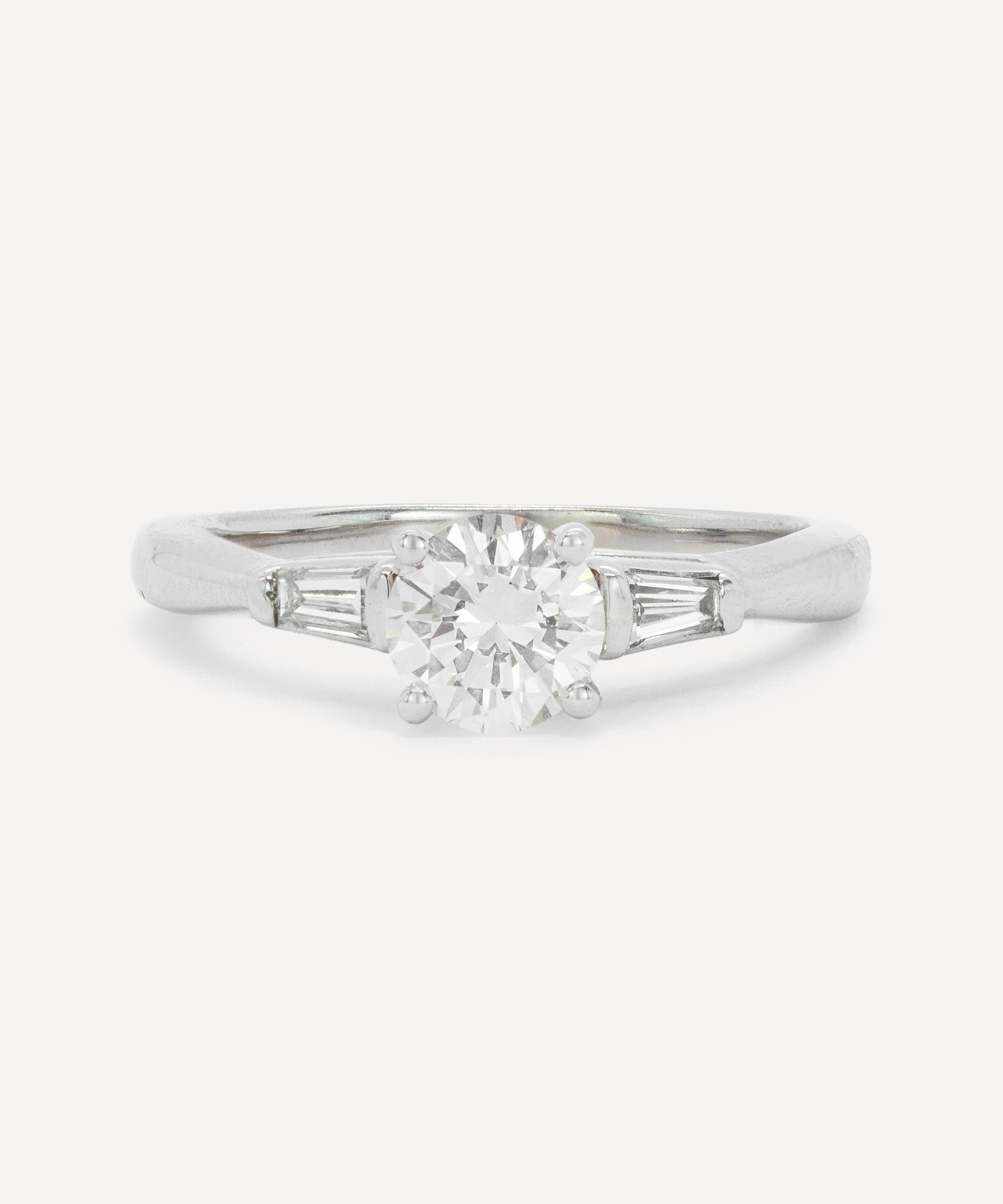 Kojis - 14ct White Gold Three Stone Diamond Ring