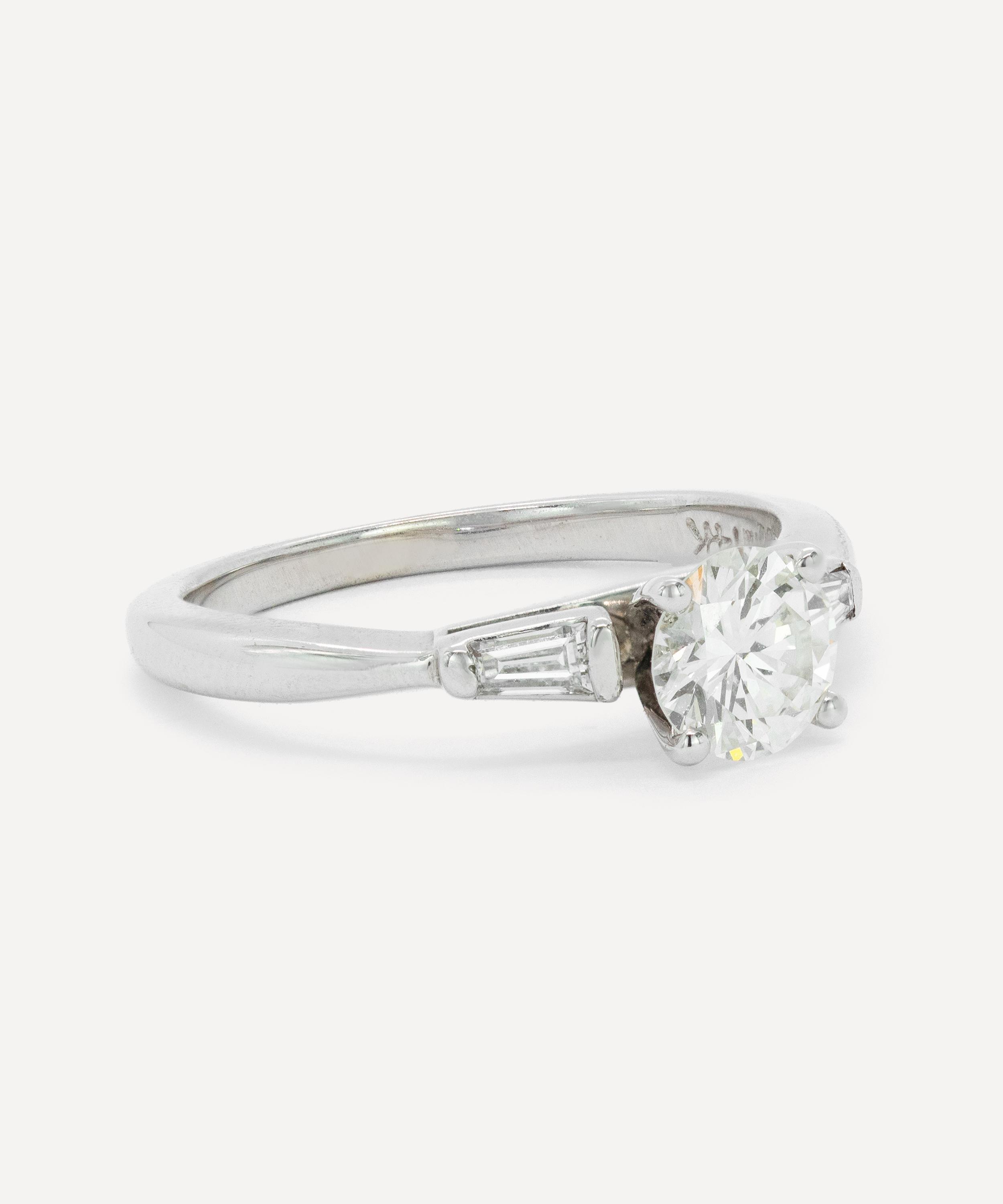 Kojis - 14ct White Gold Three Stone Diamond Ring image number 1