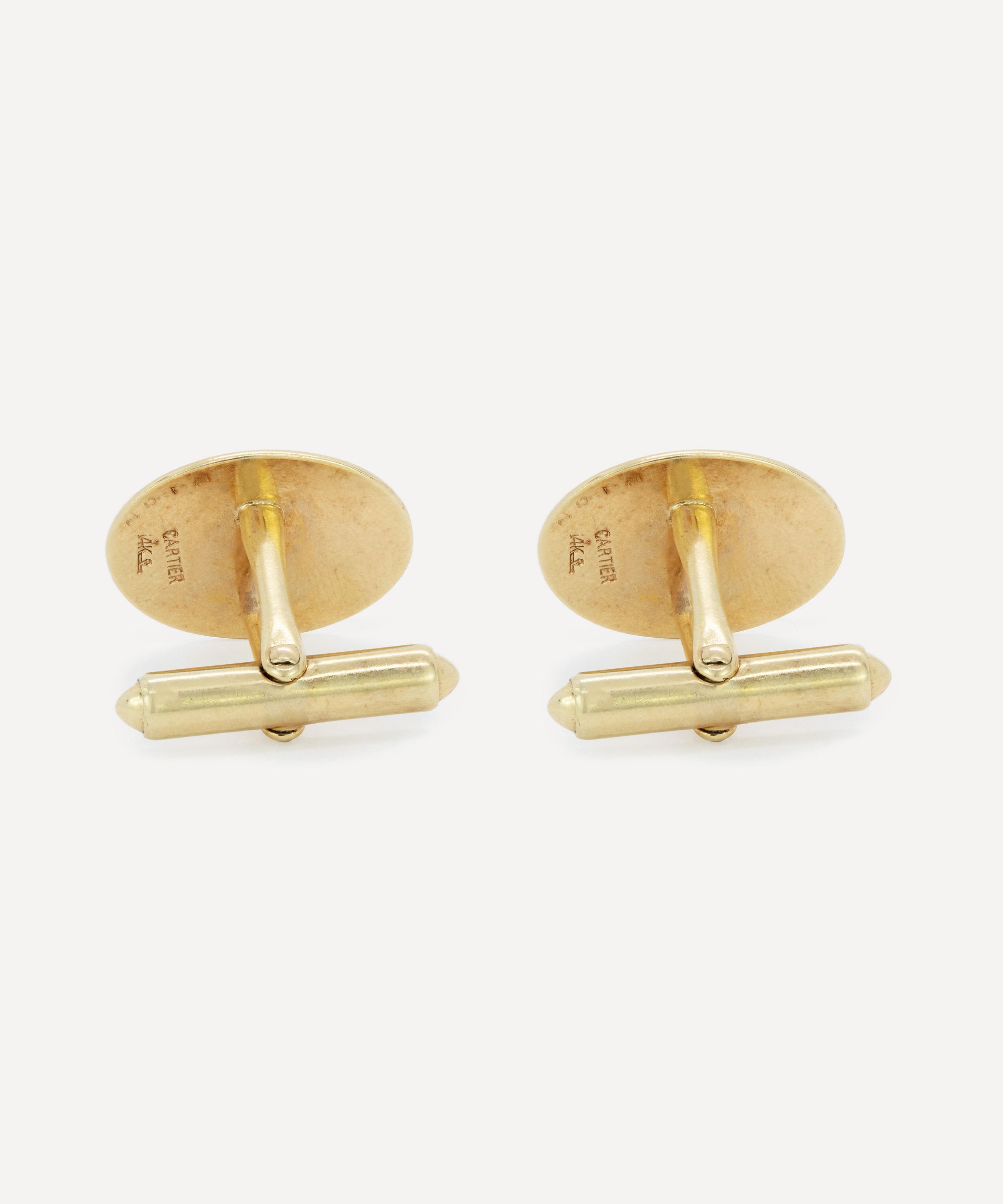Kojis - 14ct Gold Vintage Cartier Cufflinks image number 2