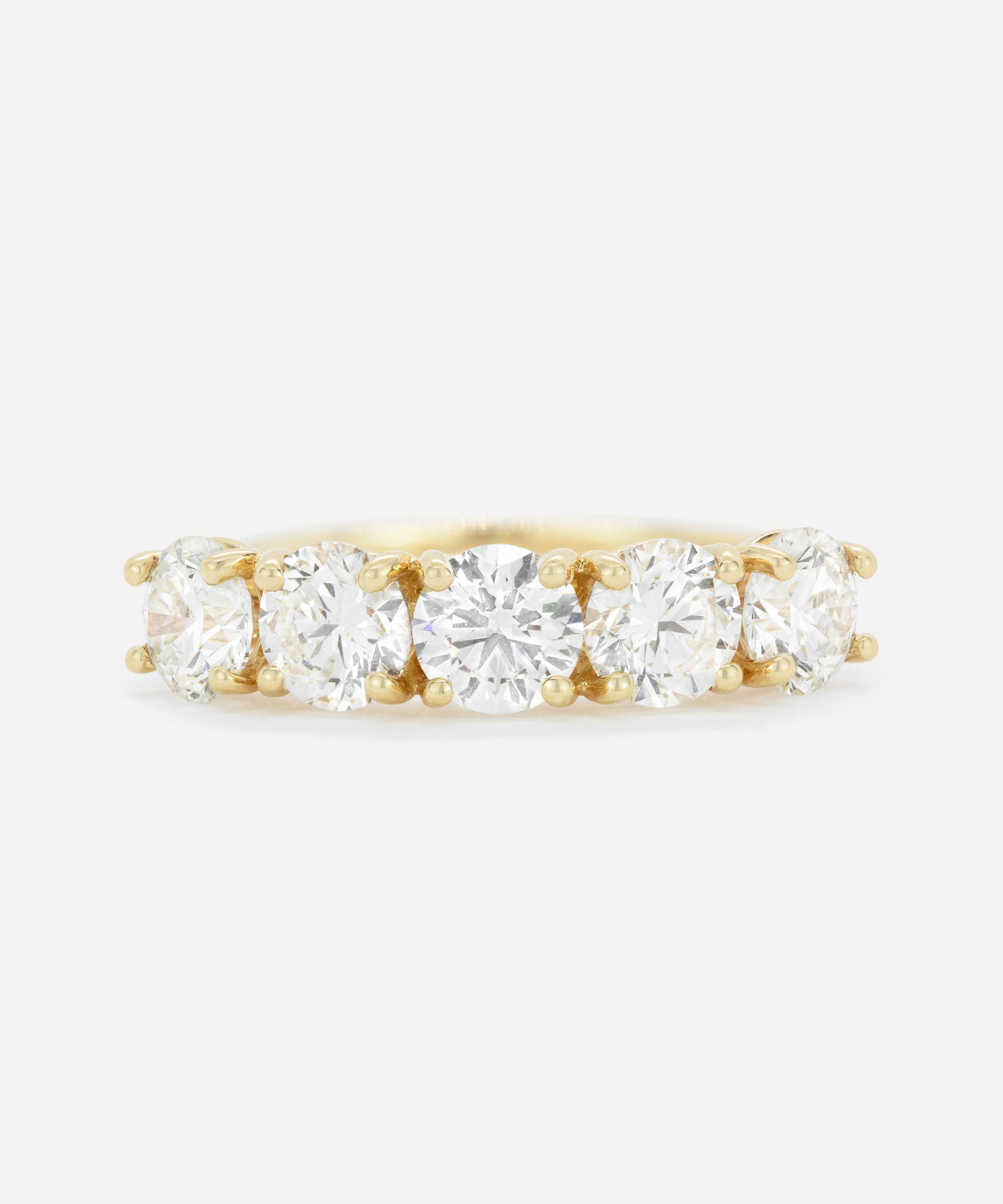 Kojis - 18ct Gold Five Stone Diamond Ring image number 0