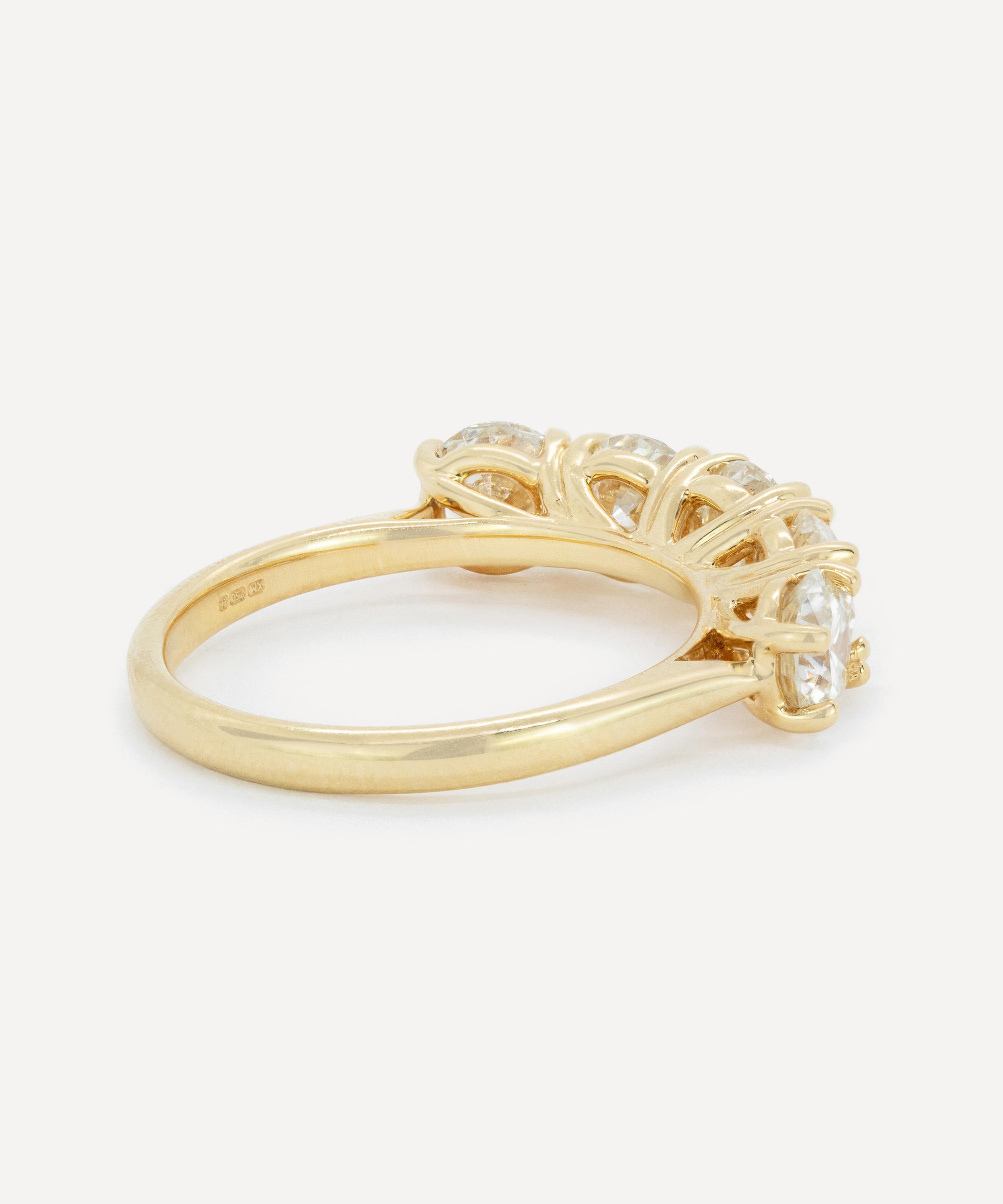 Kojis - 18ct Gold Five Stone Diamond Ring image number 2