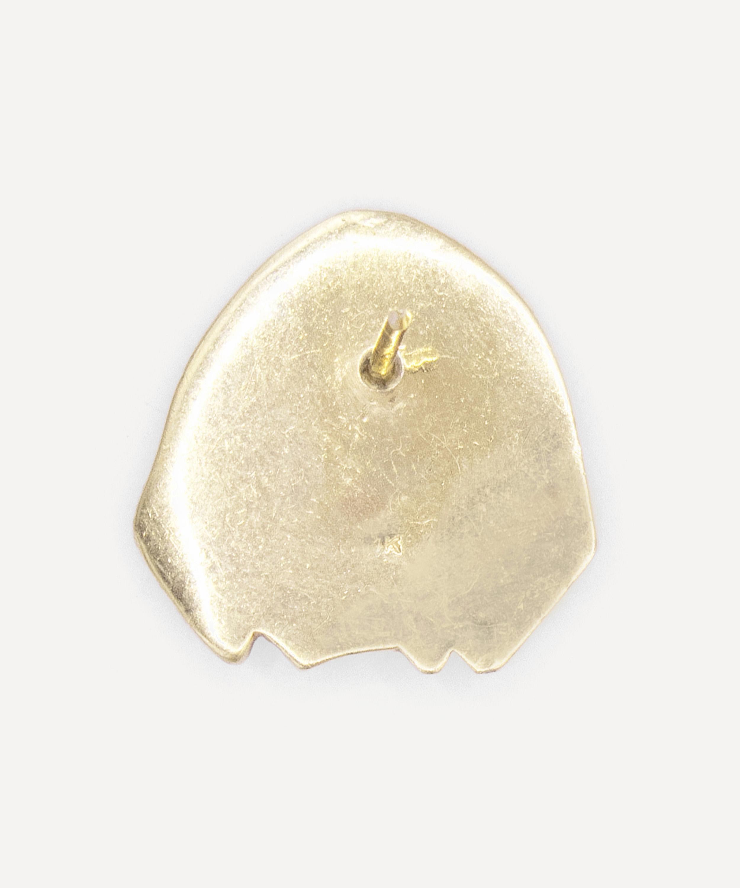 Kojis - 14ct Gold Vintage Bloodhound Pin image number 2