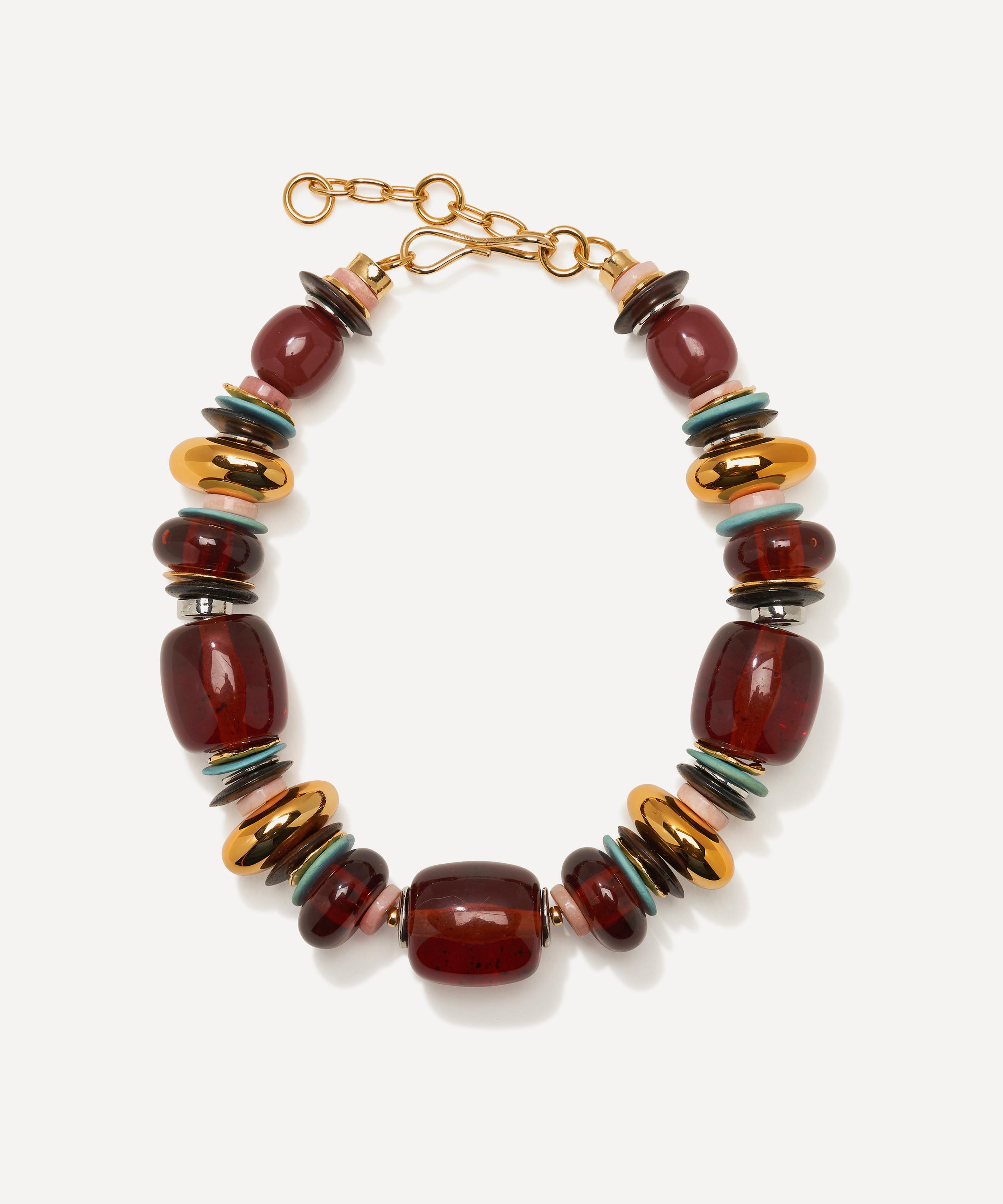 Lizzie Fortunato - Gold-Plated Carmine Collar