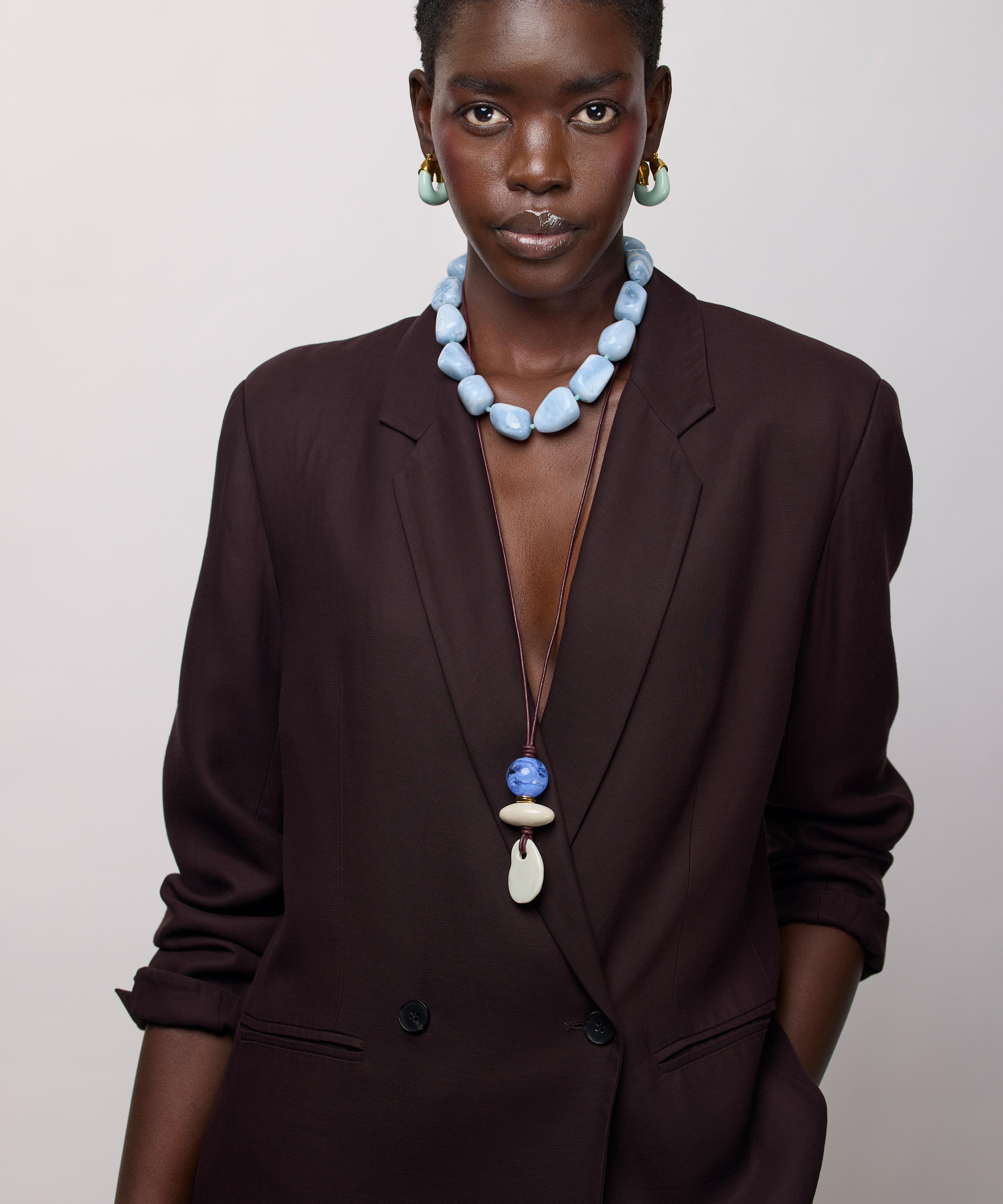 Lizzie Fortunato - Gold-Plated Sea and Sky Collar image number 1