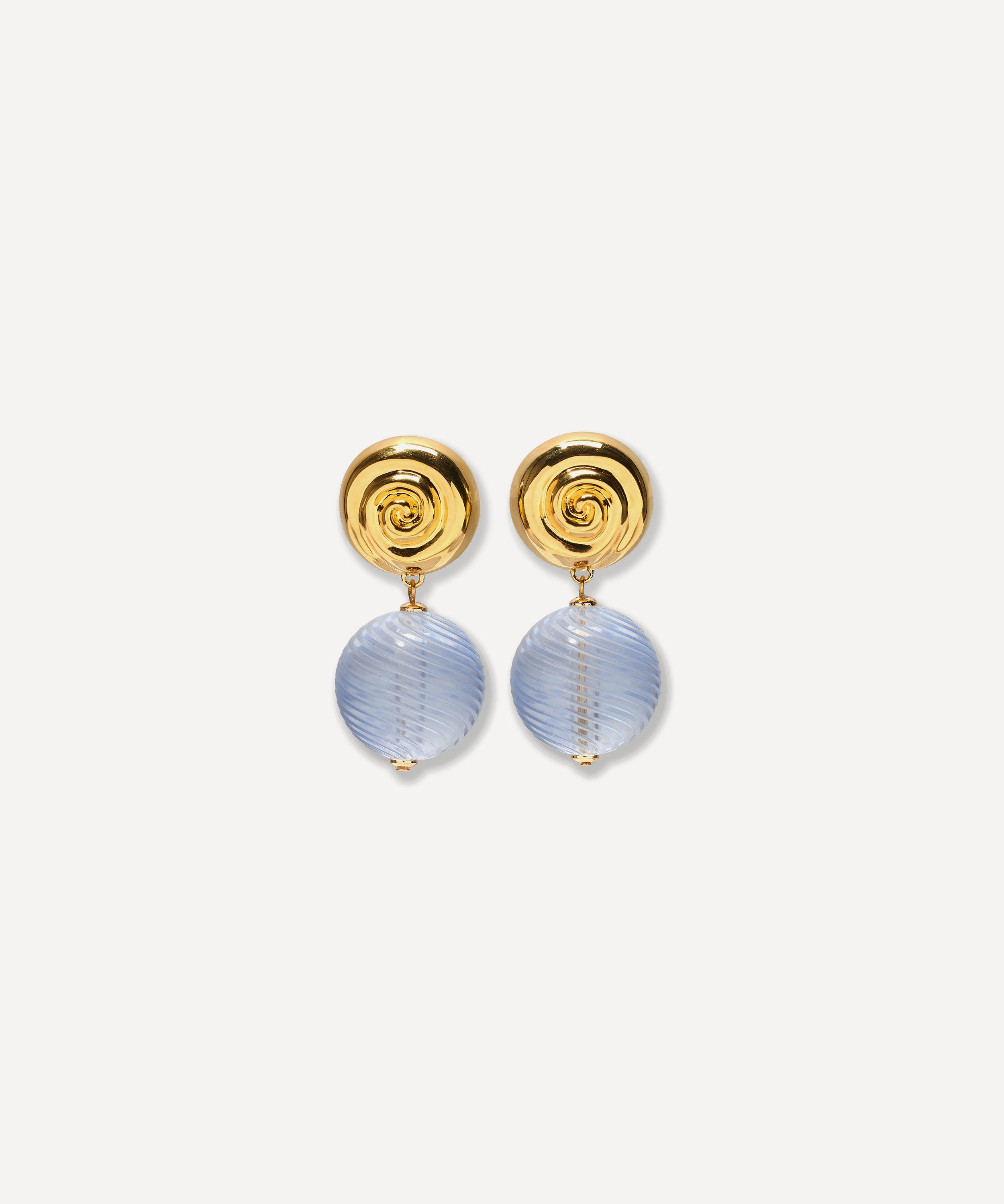 Lizzie Fortunato - 24ct Gold-Plated Luminary Earrings