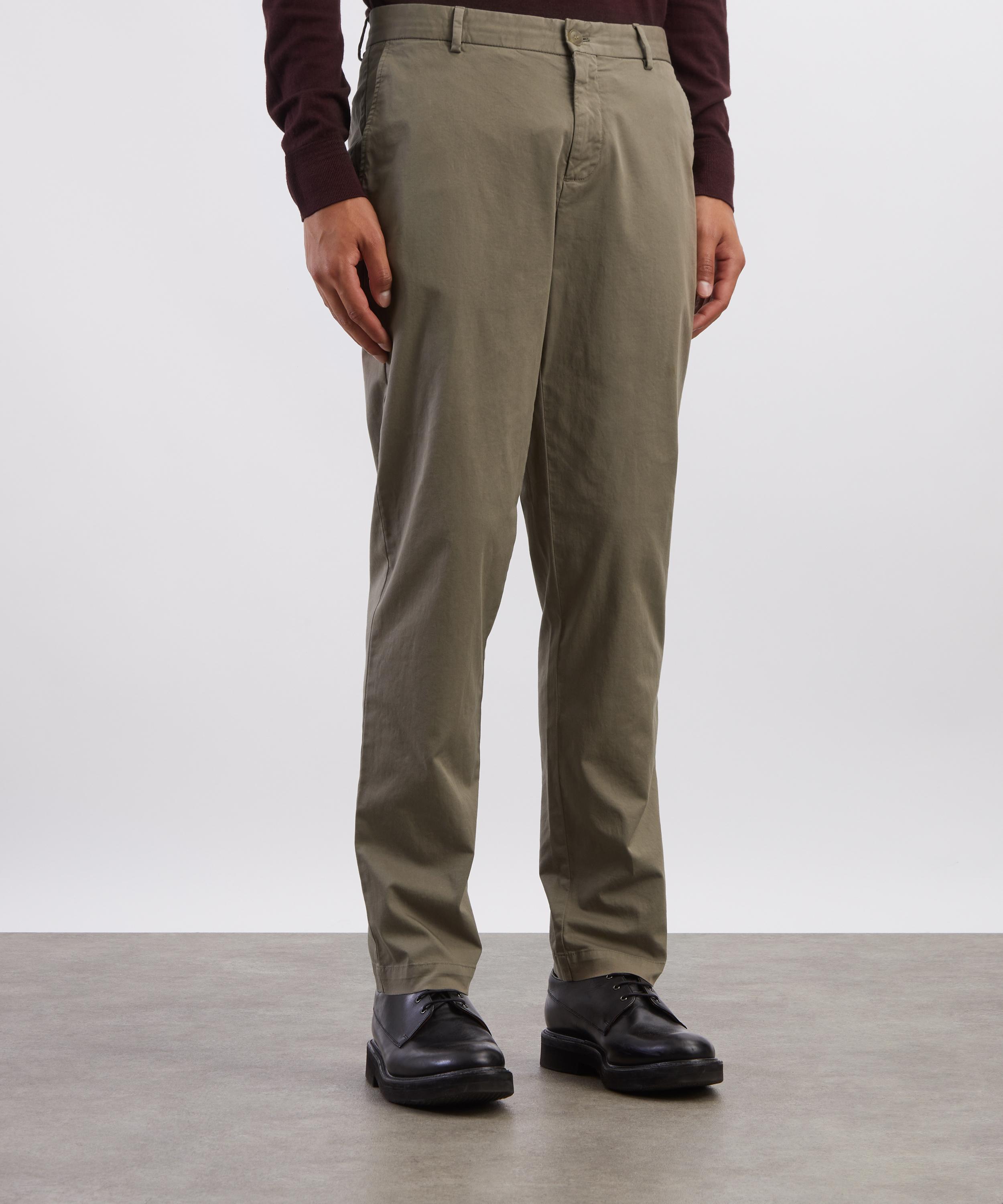Sunspel - Dark Stone Regular Fit Chino Trousers image number 2