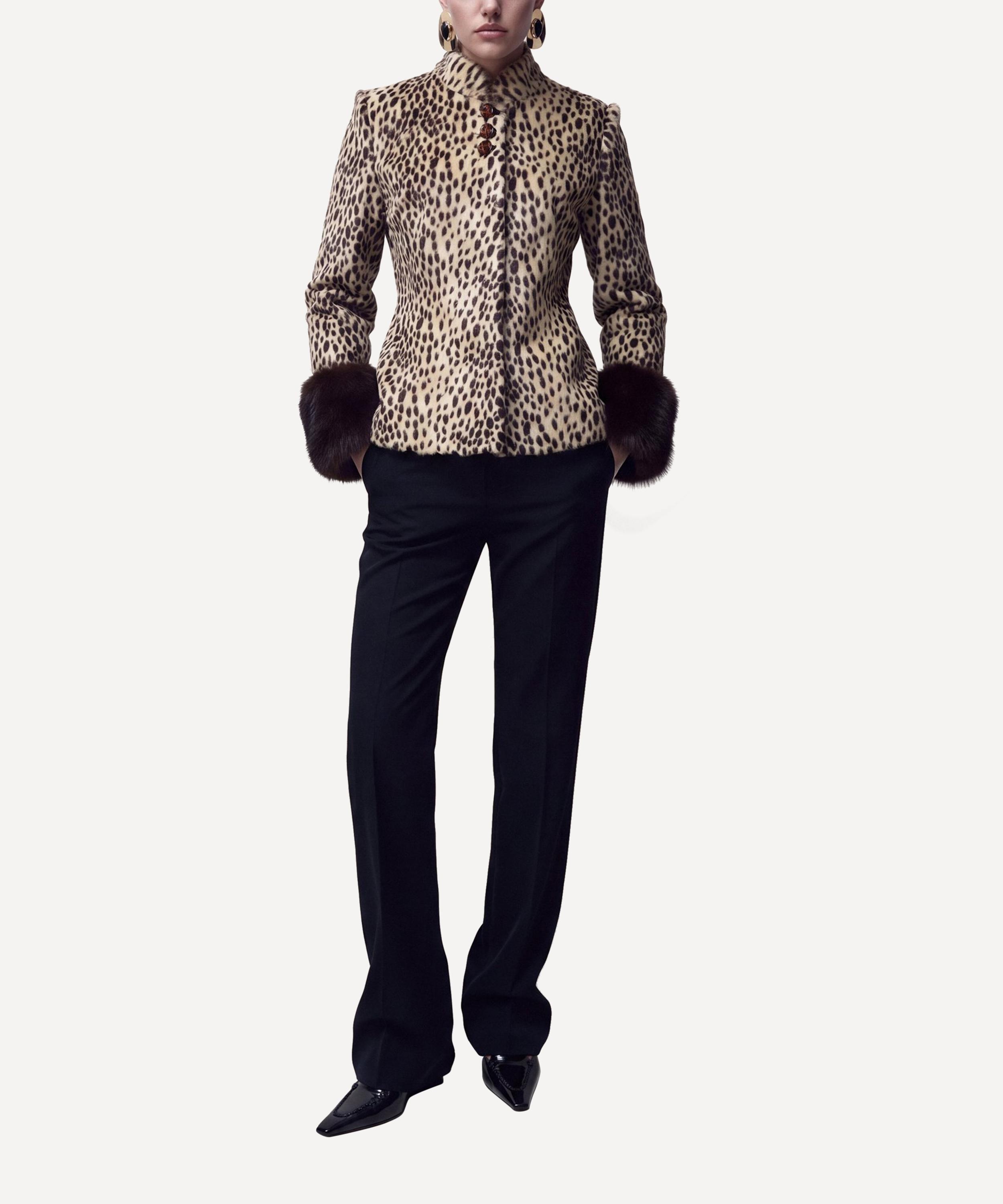 Carelli - Dolly Leopard Faux-Fur Jacket image number 1