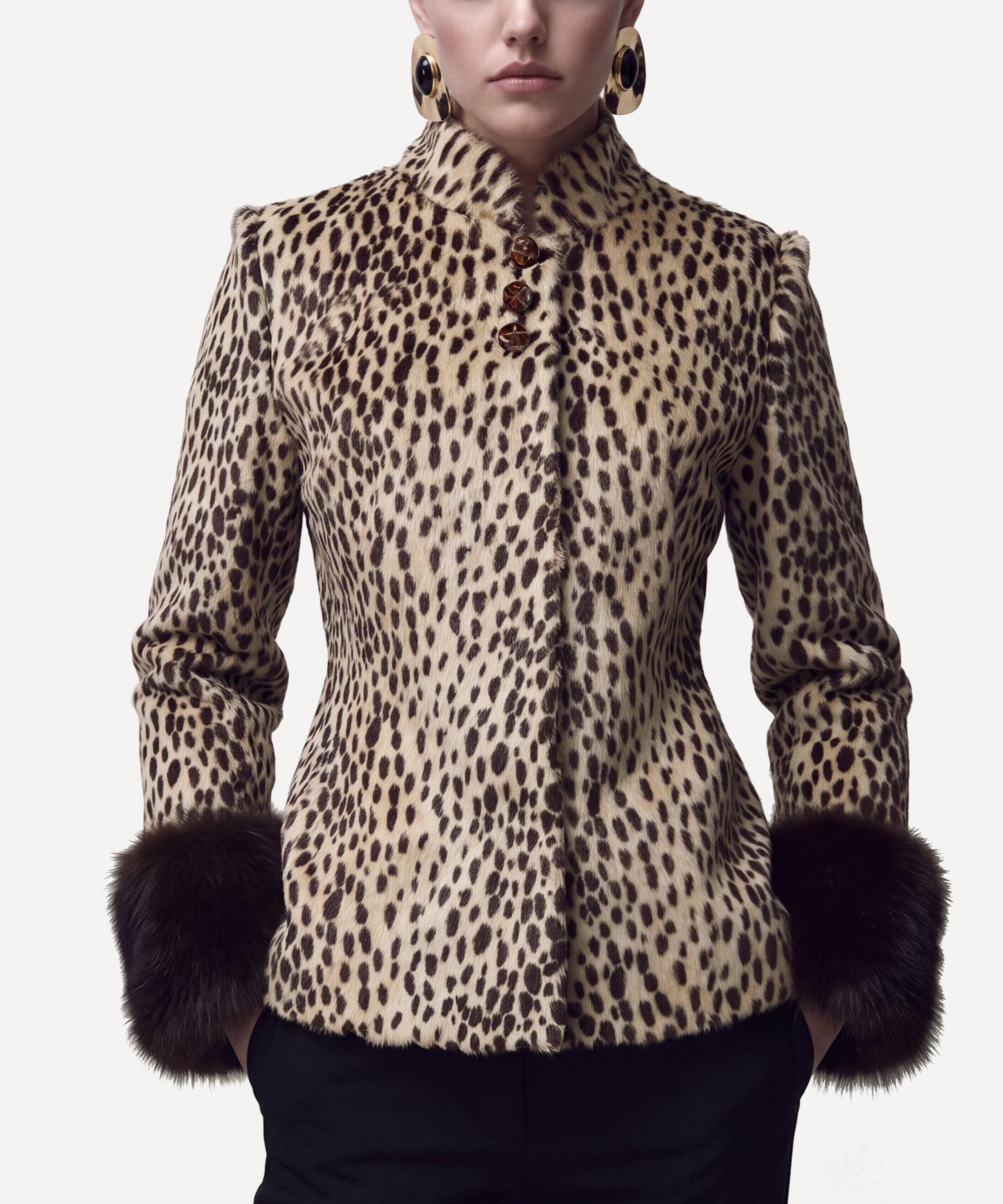 Carelli - Dolly Leopard Faux-Fur Jacket image number 2