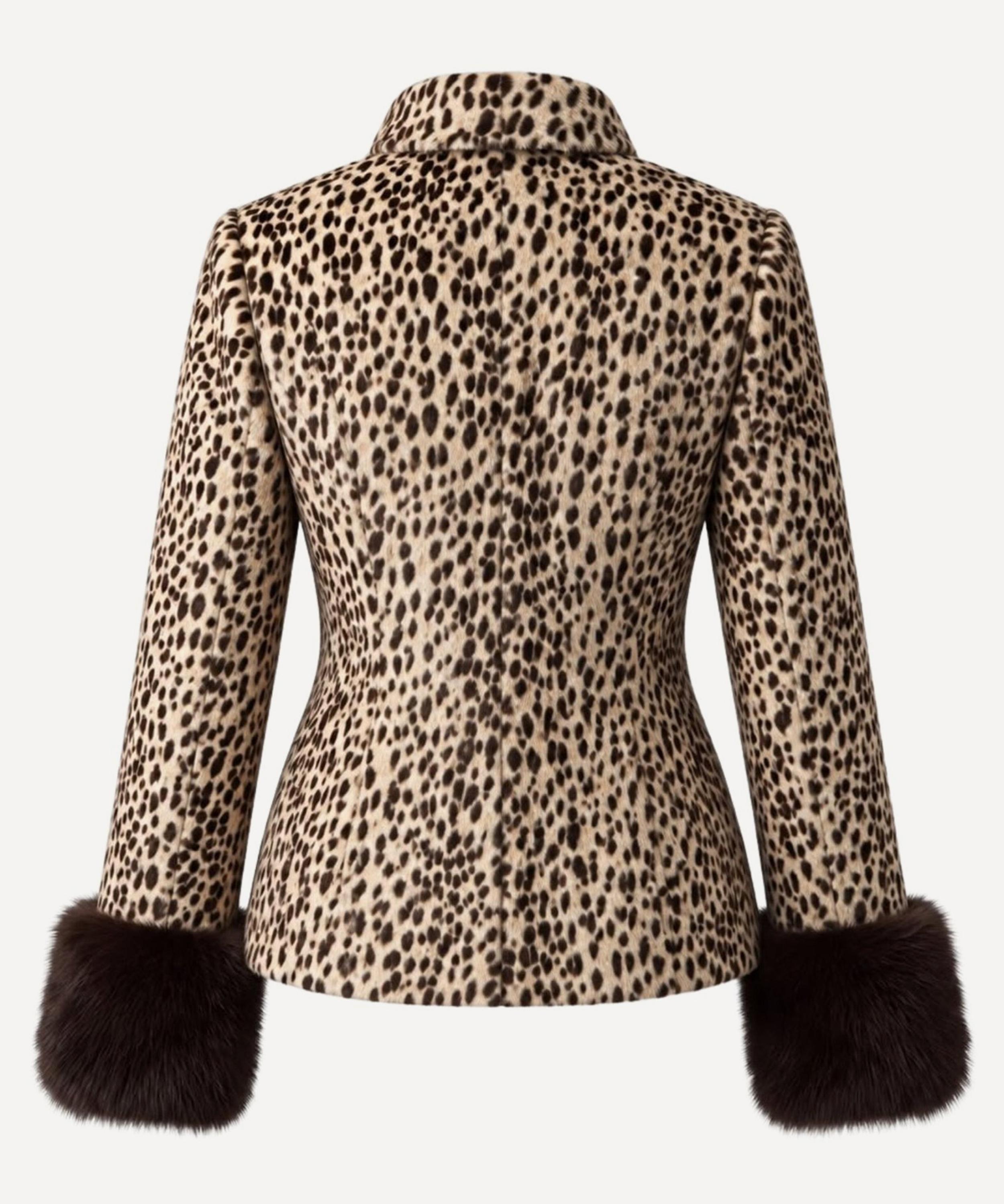 Carelli - Dolly Leopard Faux-Fur Jacket image number 4