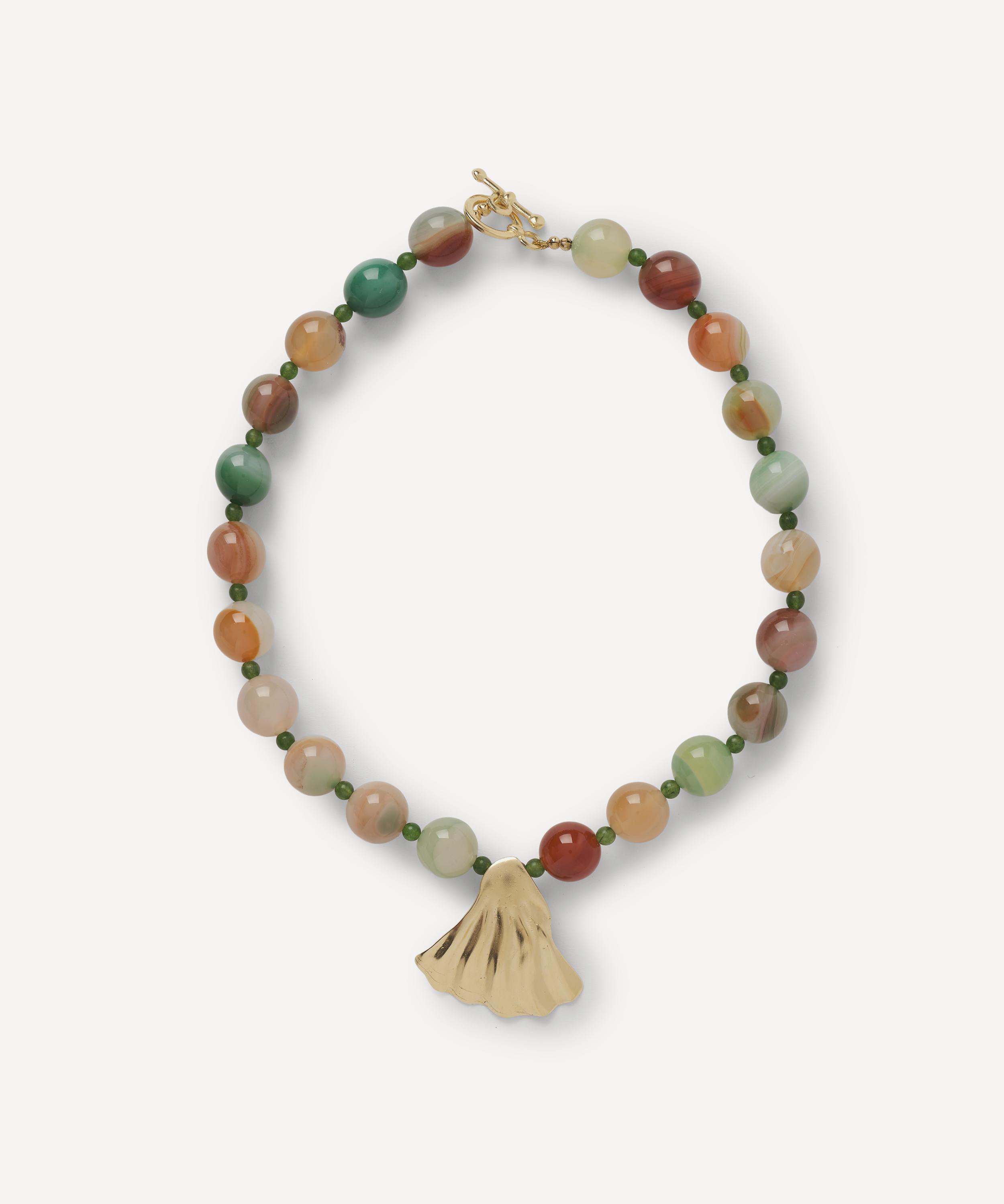 YSSO - 18ct-24ct Gold Plated Daphne Shell Necklace image number 0