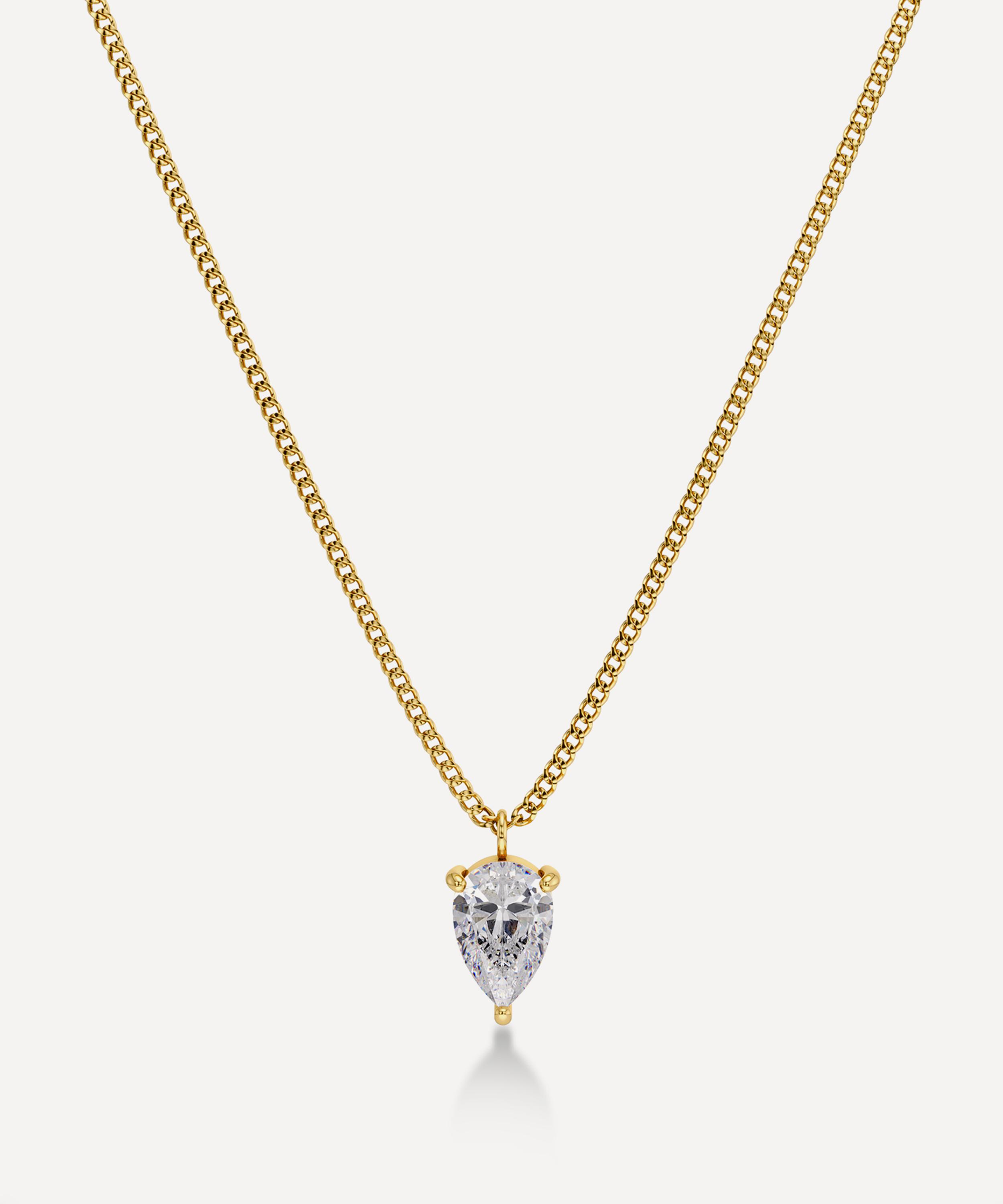 Edblad - 14ct Gold-Plated Arrow Pendant Necklace image number 2