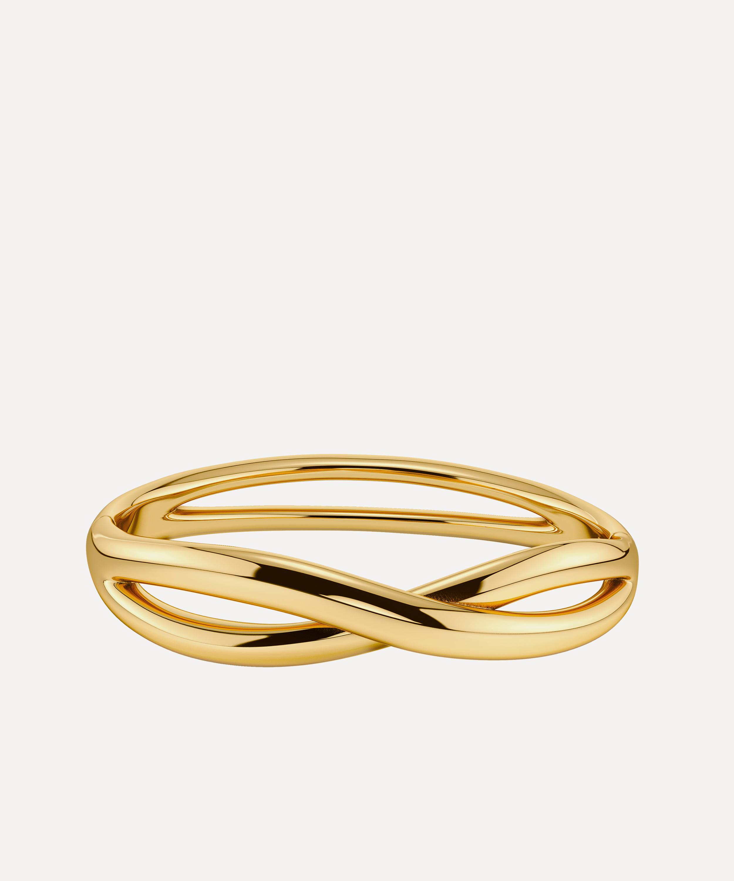 Edblad - 14ct Gold-Plated Nouveau Bangle Bracelet image number 0