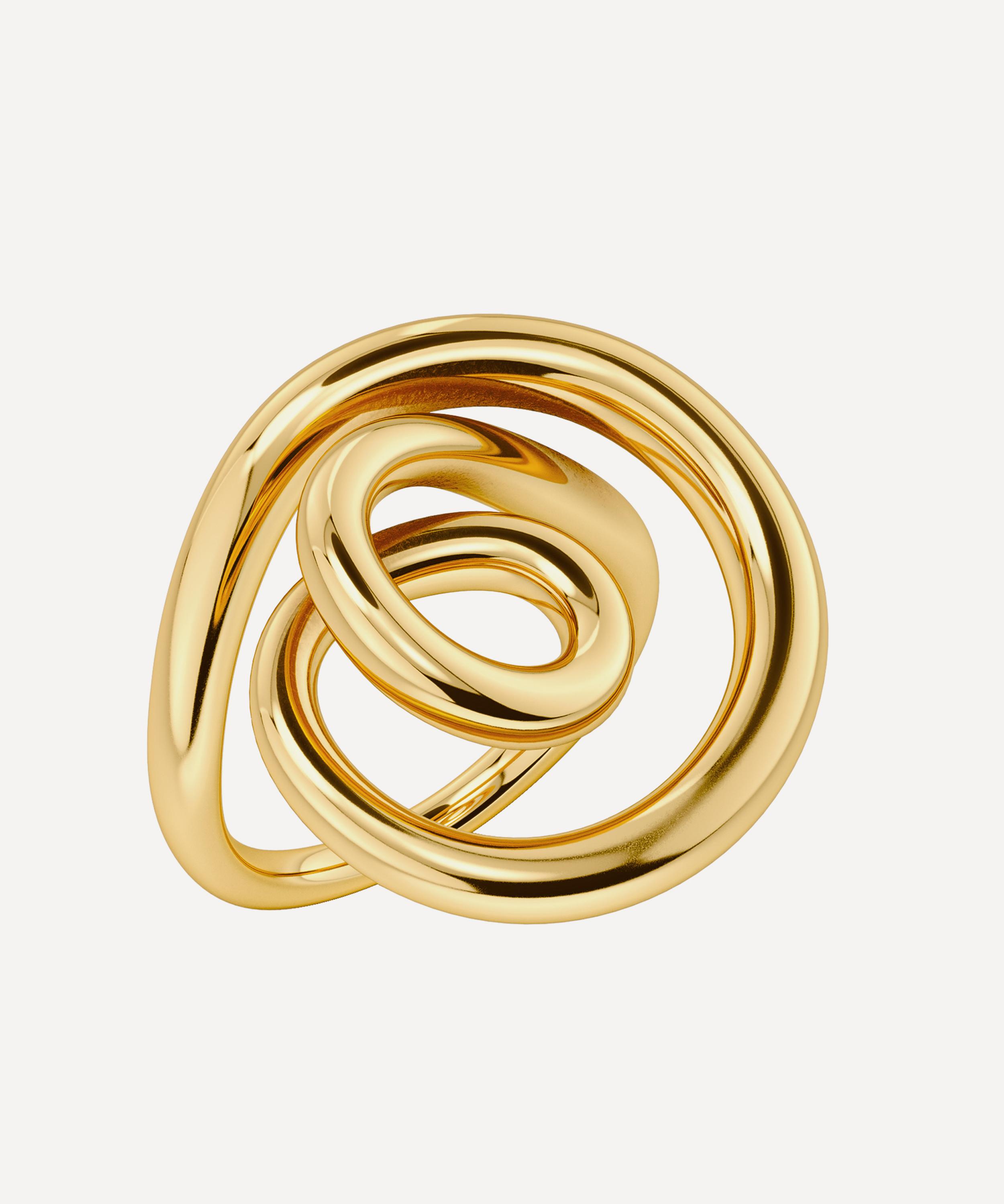 Edblad - 14ct Gold-Plated Nouveau Ring image number 0