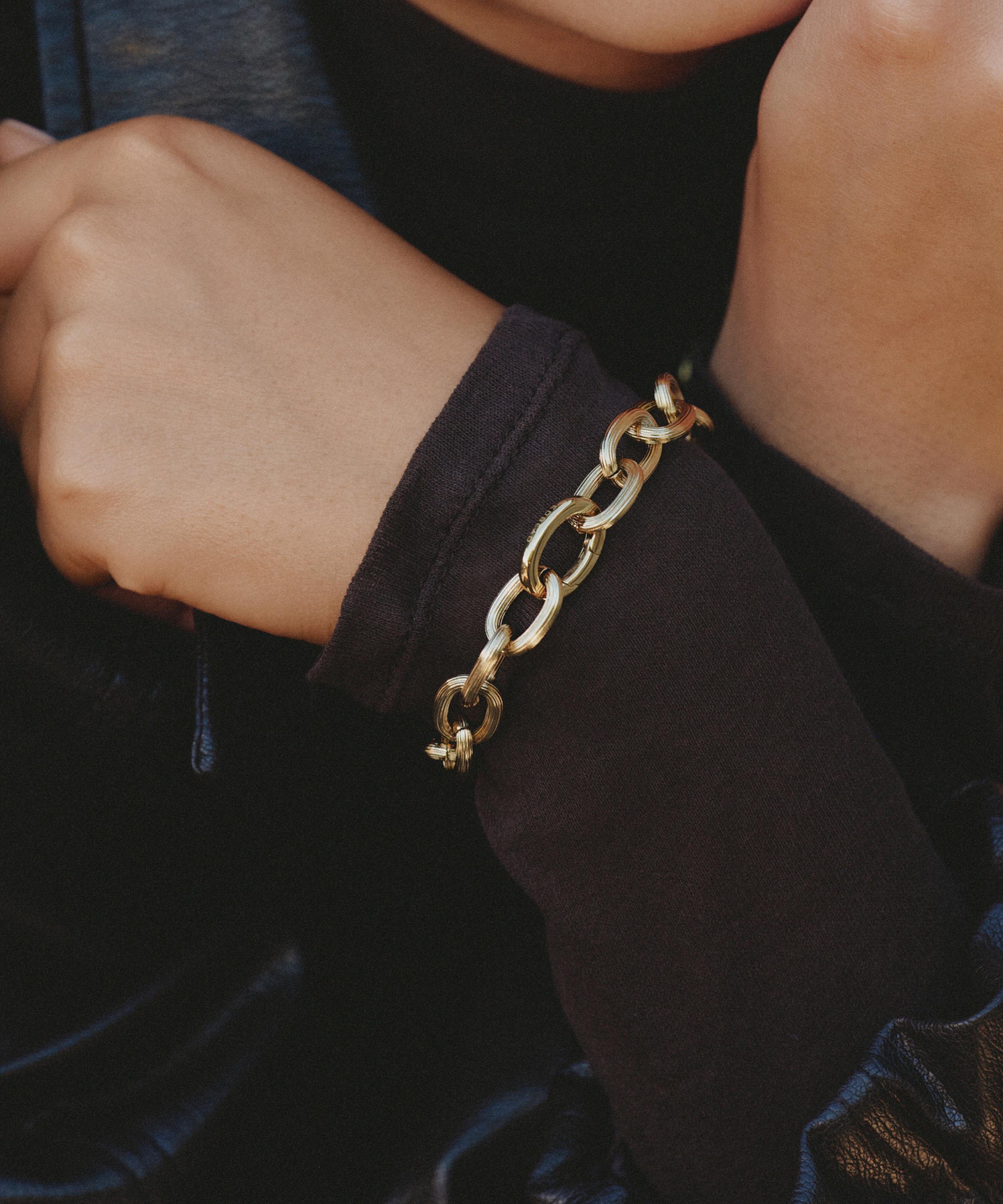 Edblad - 14ct Gold-Plated Wildern Chain Bracelet image number 1