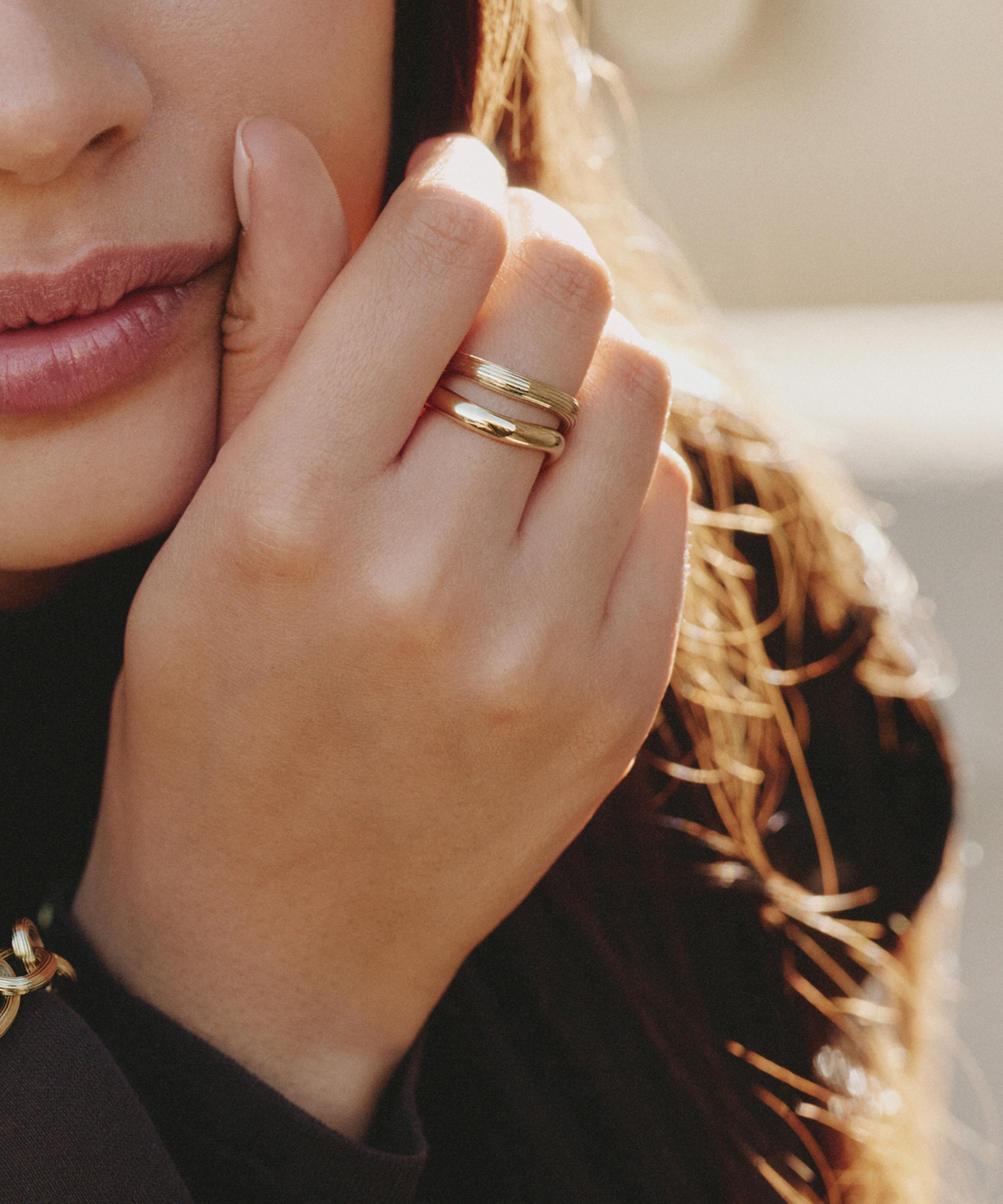 Edblad - 14ct Gold-Plated Wildern Ring image number 1