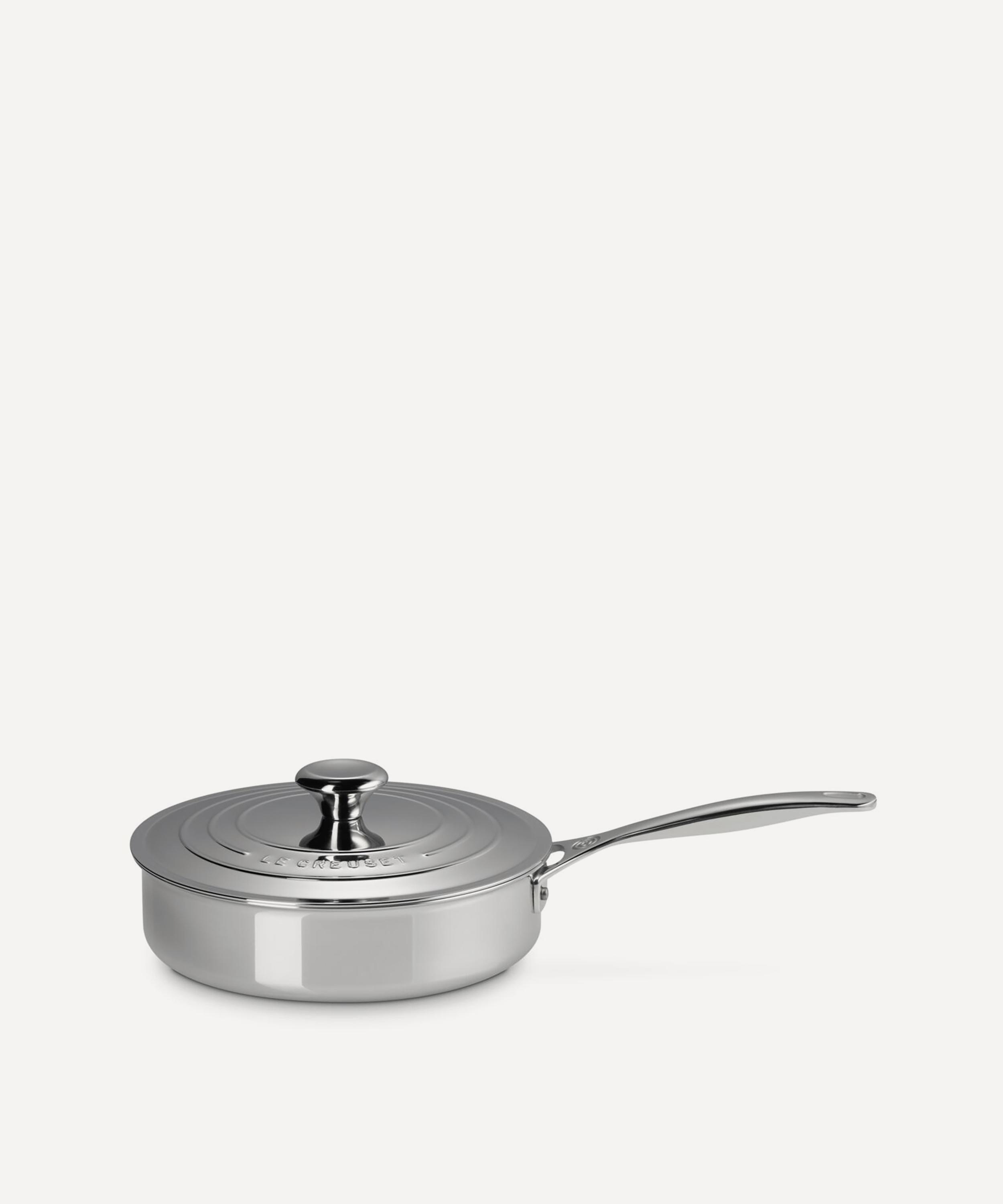 Le Creuset - Signature Stainless Steel Saut&eacute;&nbsp;Pan with Lid