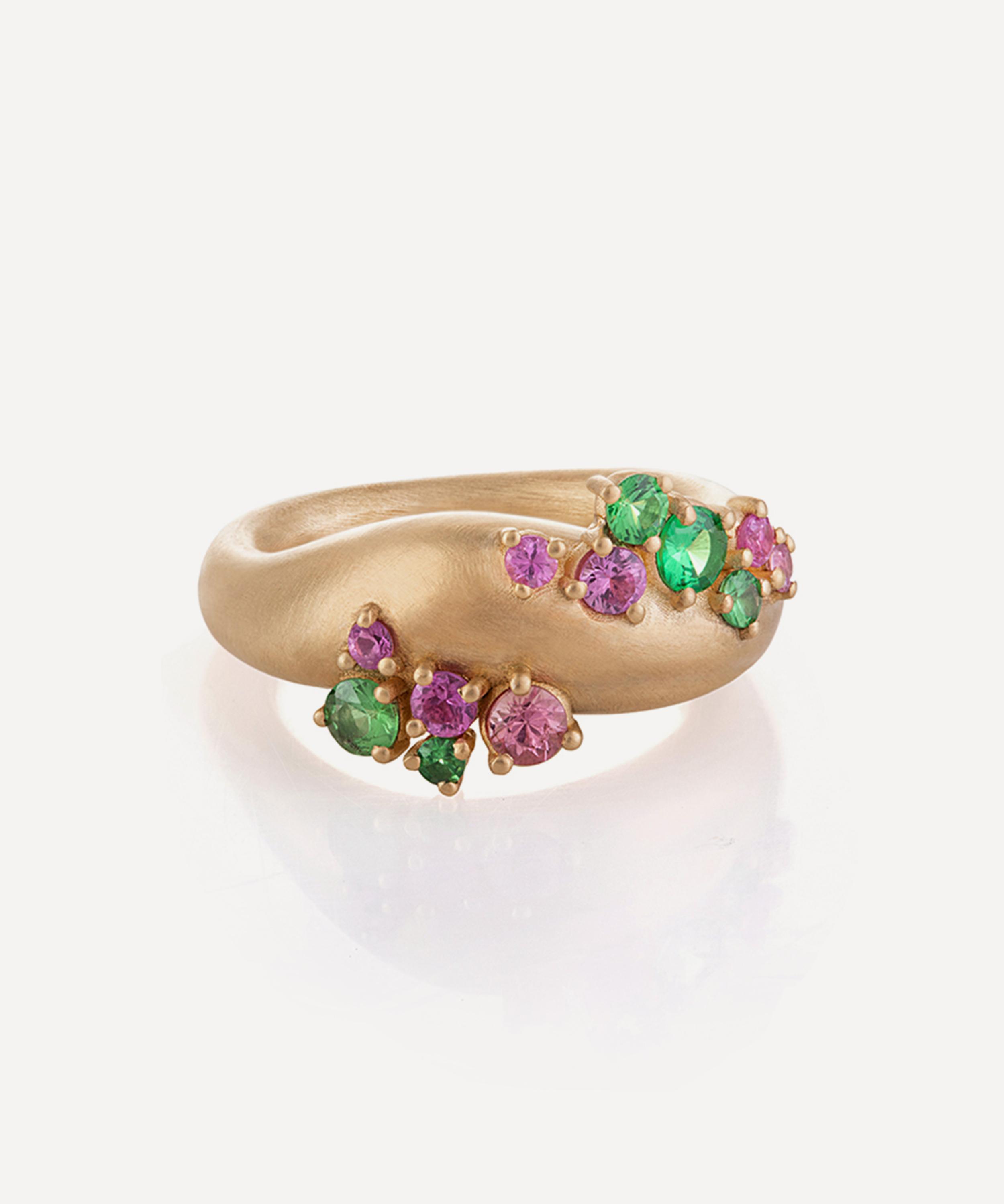 Nada Ghazal - 18ct Gold Dancing Joy Disco Party Ring image number 0